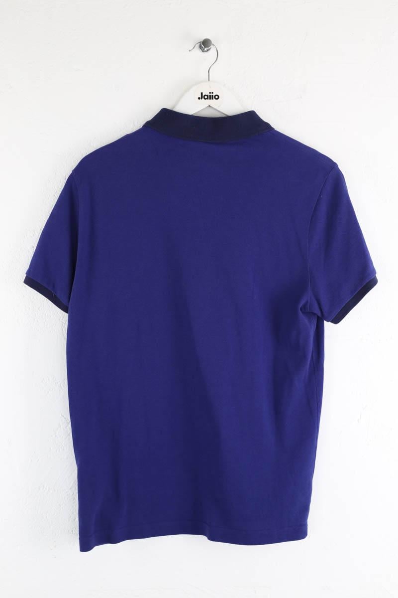 Cotton polo MONCLER - Seconde Main Blue