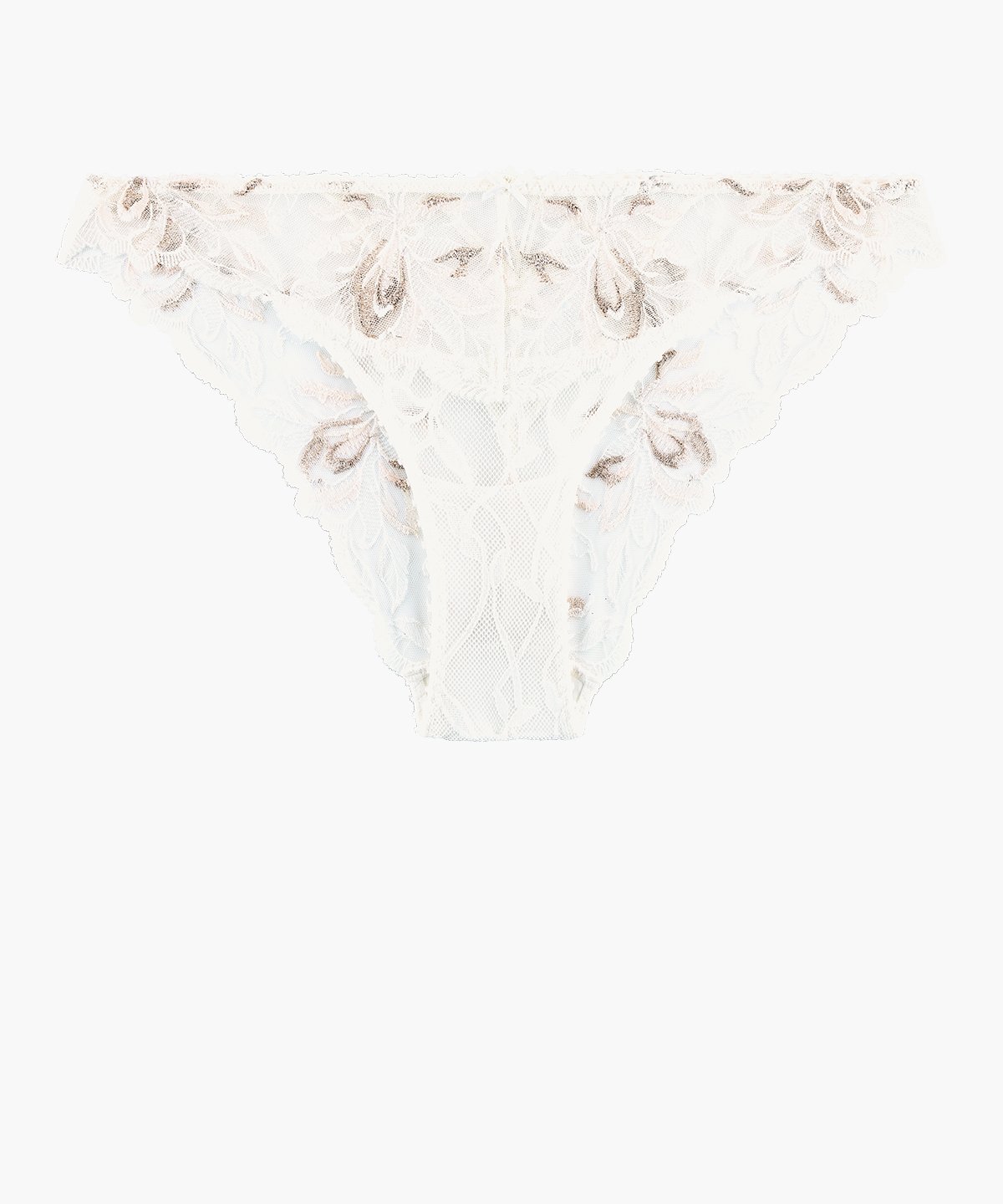 High-cut panties with mini hearts AUBADE White