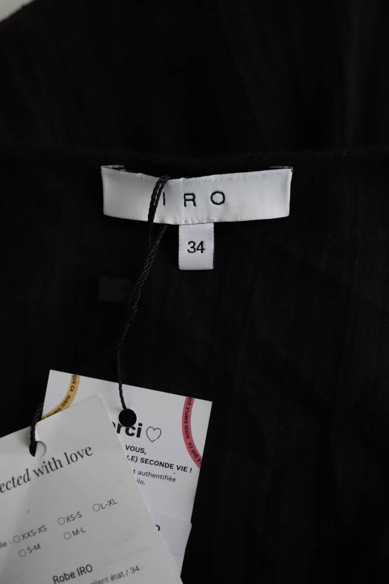 Black dress IRO - Seconde Main Black