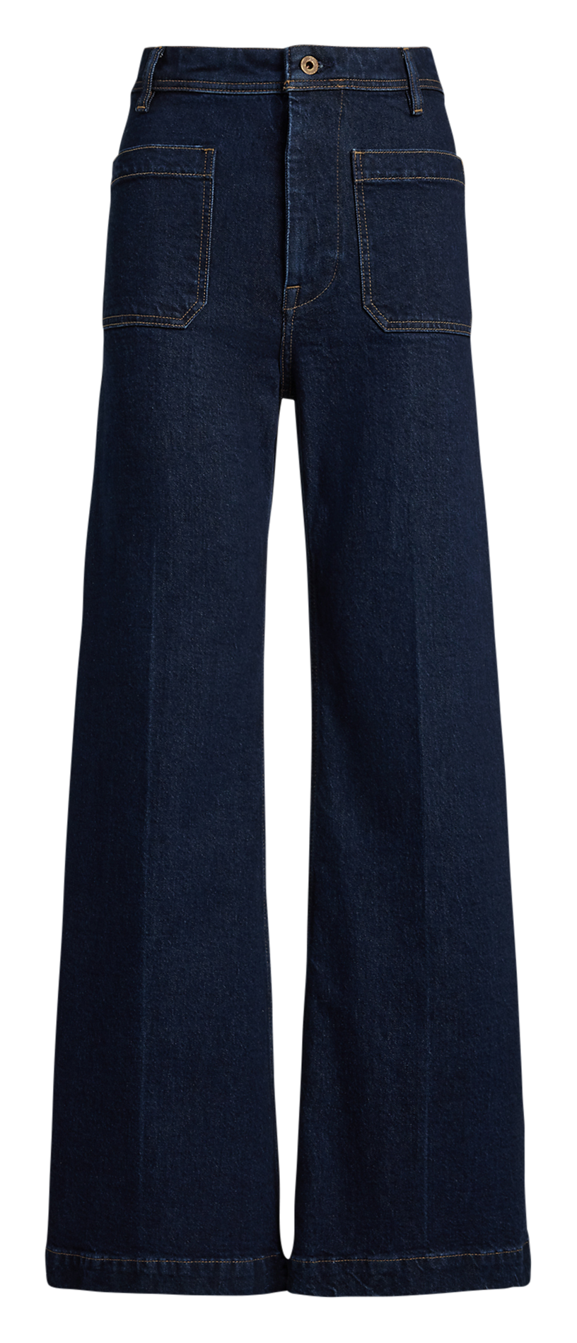 Jean patte d'eph en coton mélangé POLO RALPH LAUREN Bleu