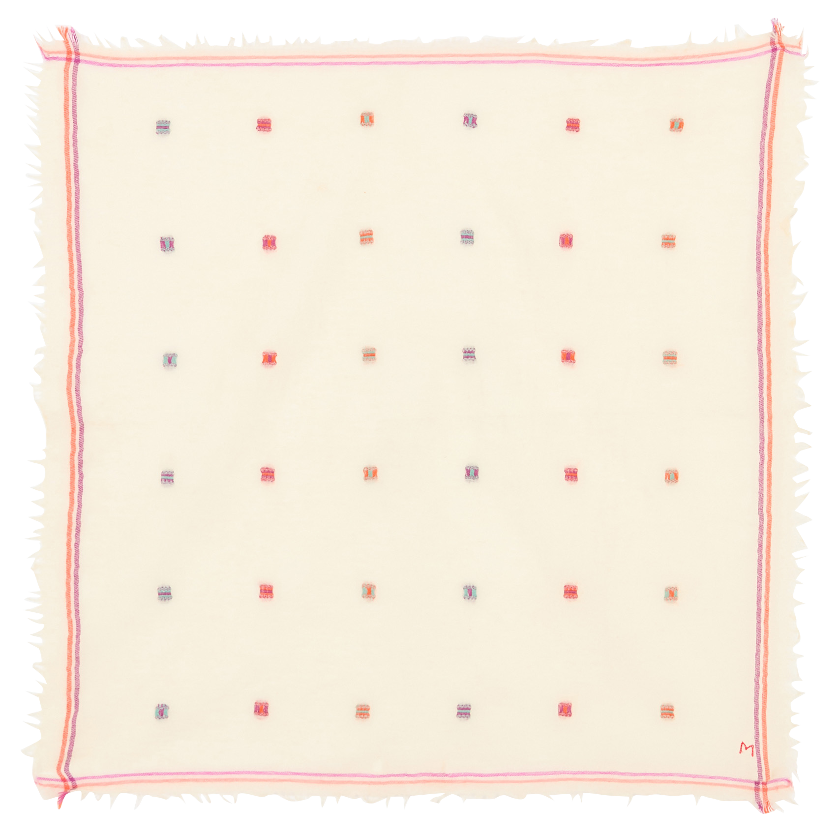 Foulard en laine MOISMONT Rouge