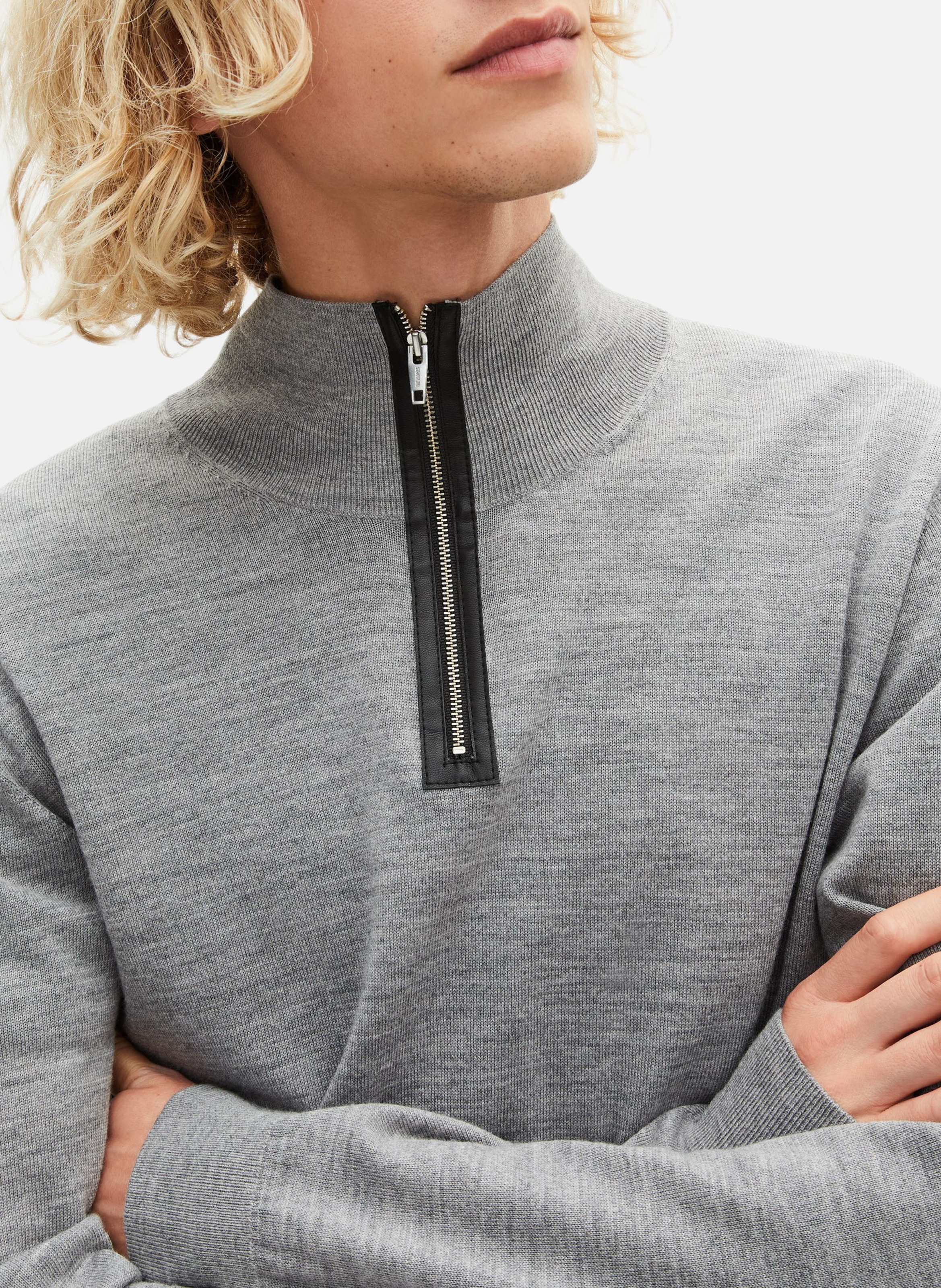 Elena high-neck sweater THE KOOPLES Grey