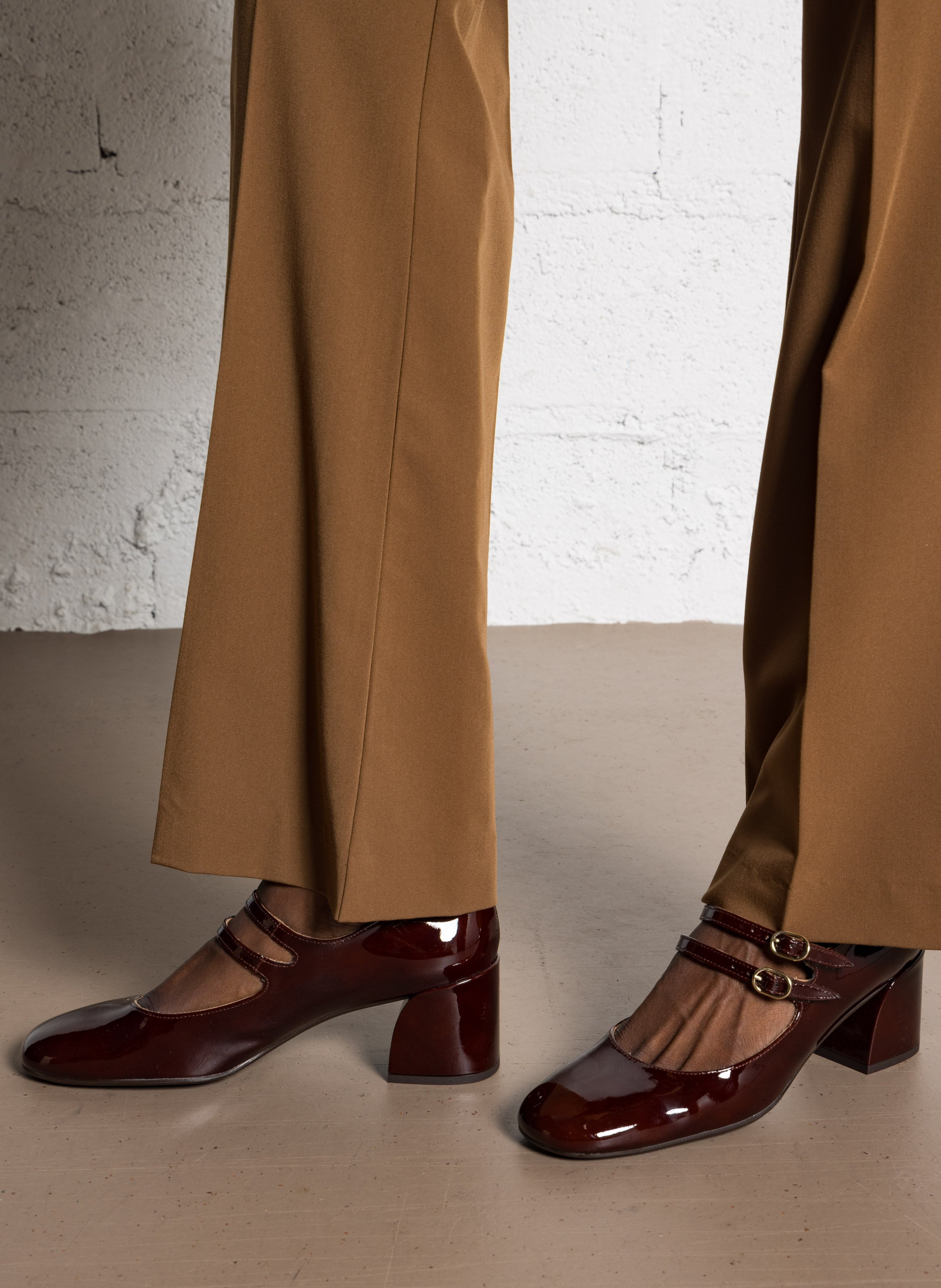 Lakleren Mary Jane-schoenen  BILLI BI Bruin