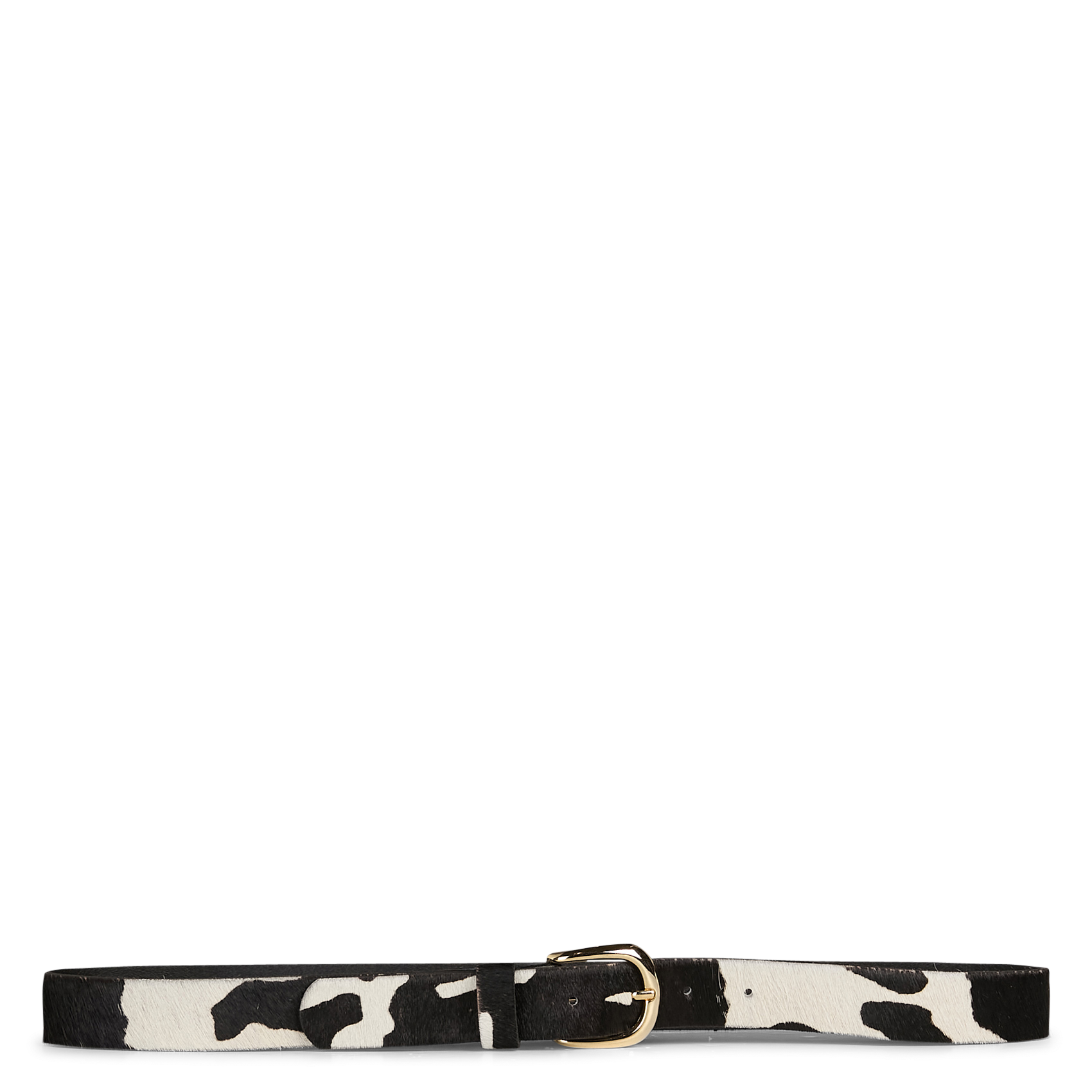 Ceinture en cuir pony imprimé DES PETITS HAUTS