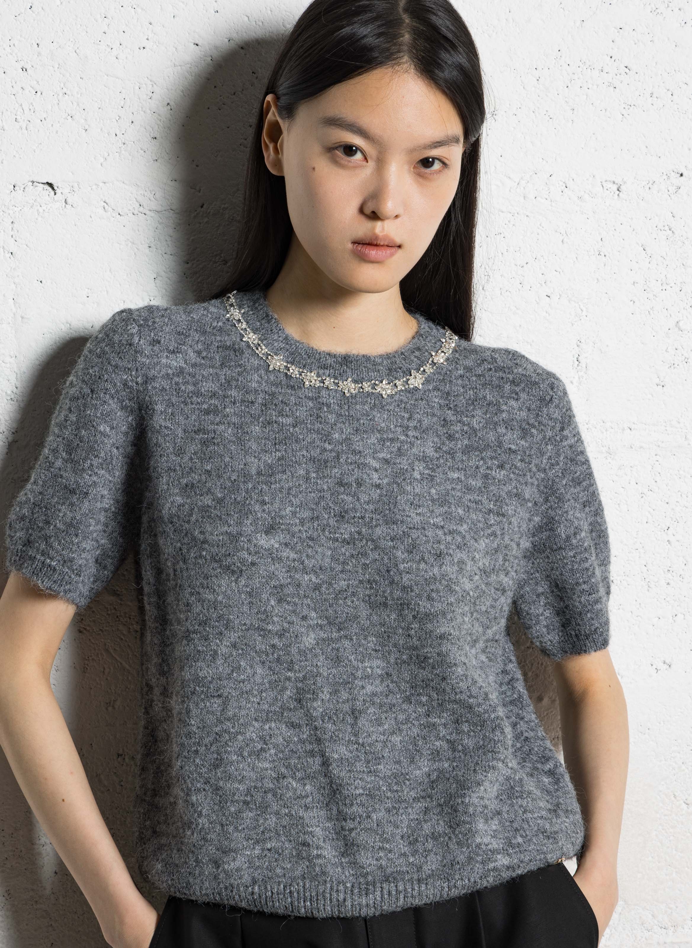 Pull oversize col rond LA PETITE ETOILE