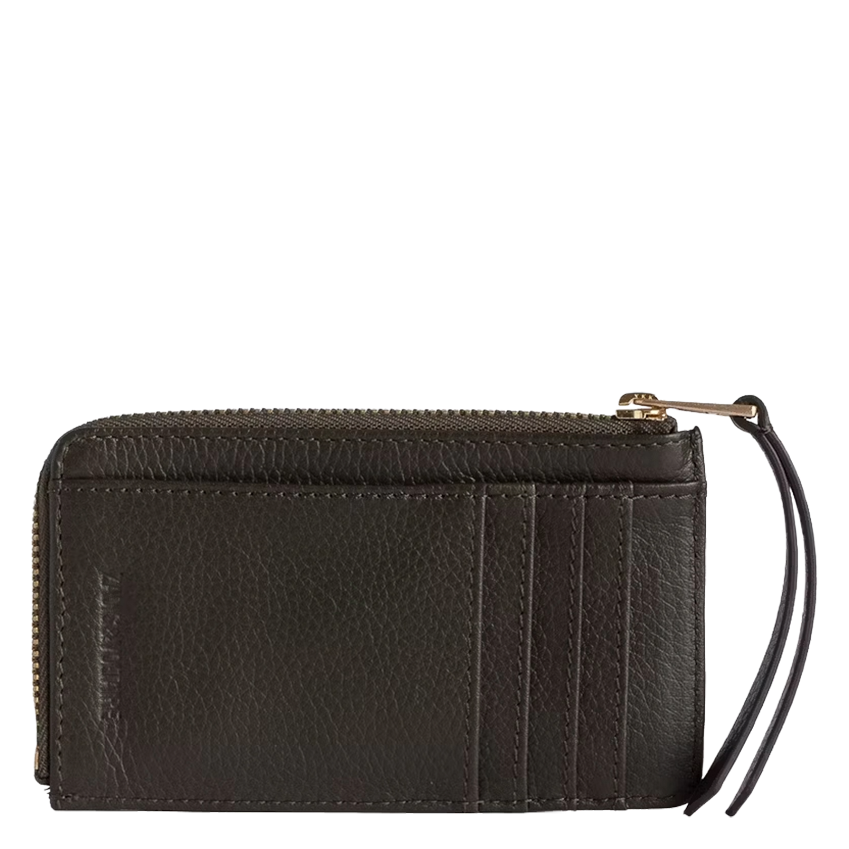Porte-cartes en cuir ZADIG&VOLTAIRE Vert
