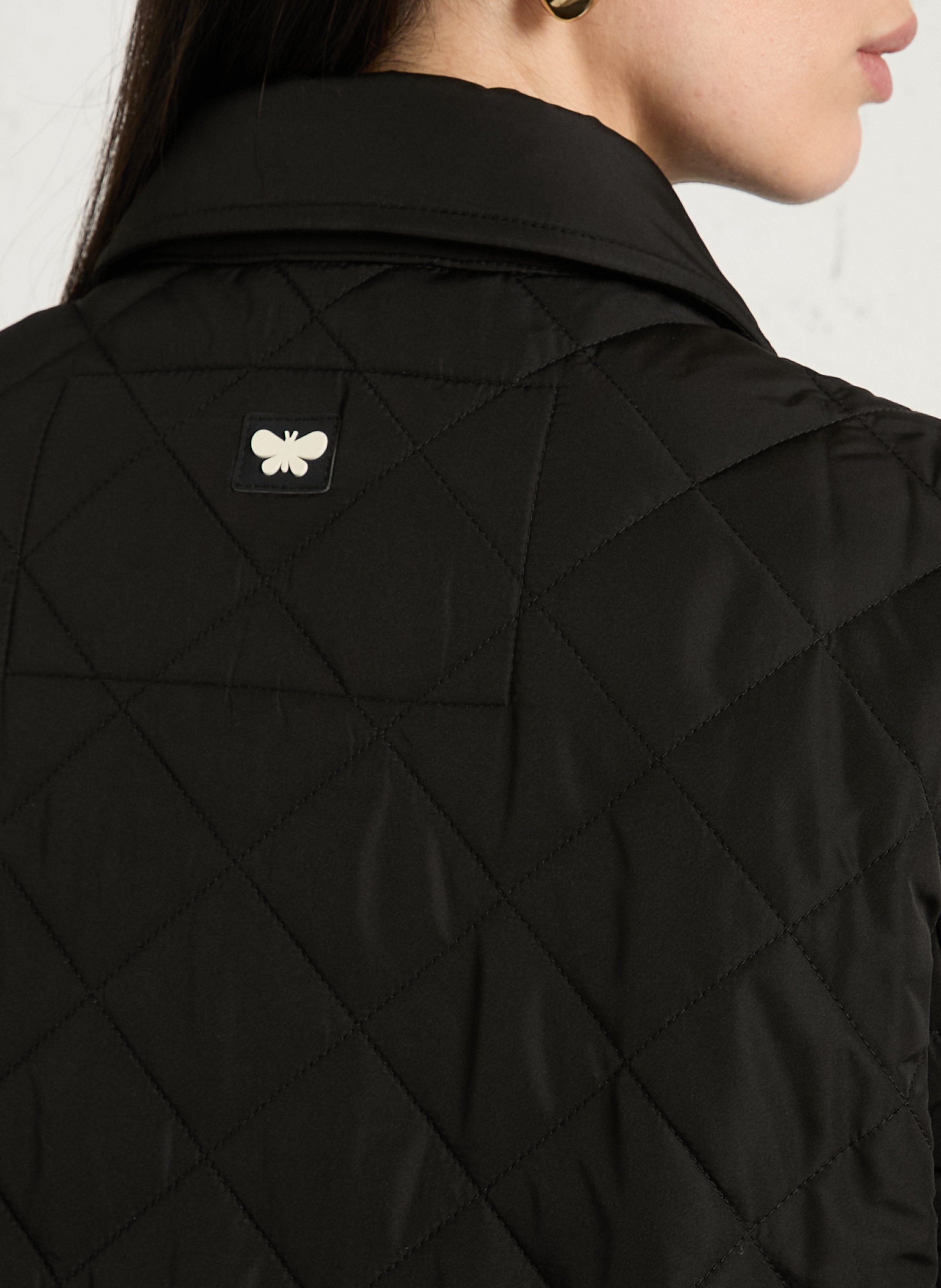 Veste droite col classique matelassée MAX MARA WEEK END Noir