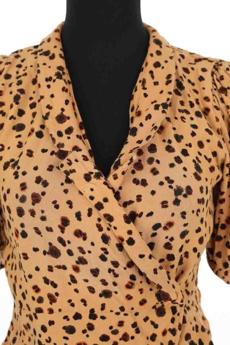 Wrap-around top ROUJE - Seconde Main Brown