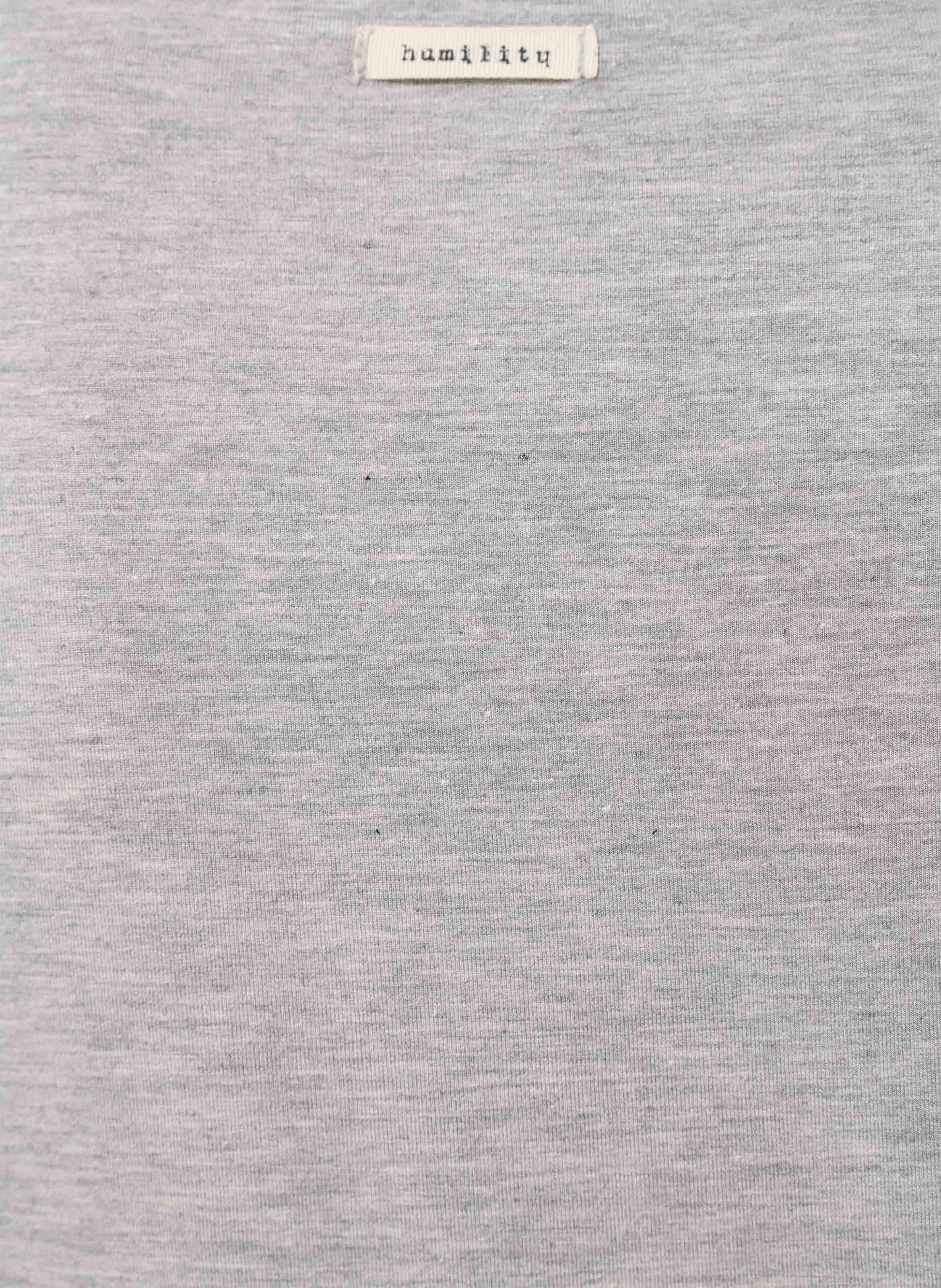 T-shirt droit col rond  HUMILITY Grey