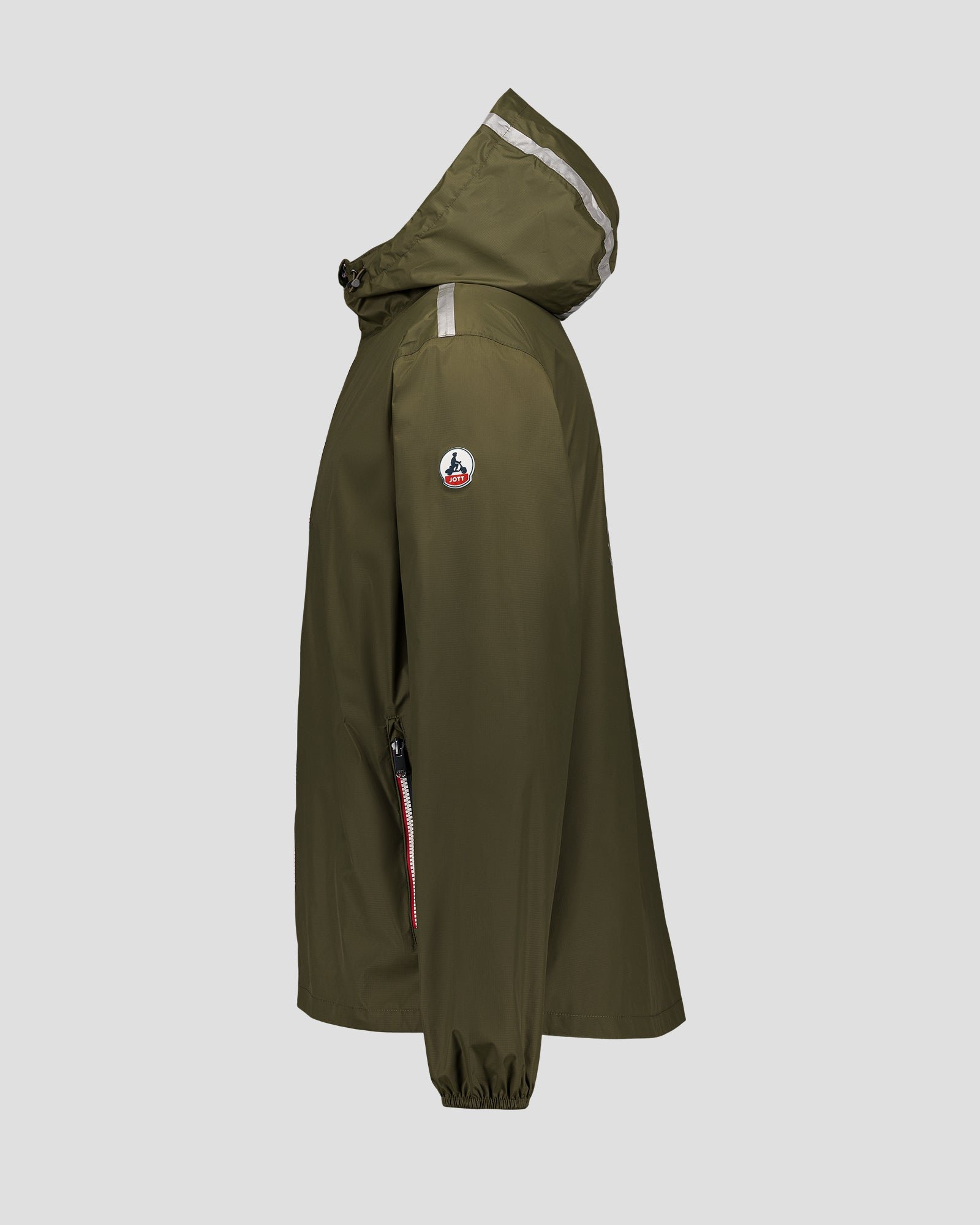 Unisex Reflective Kilmory Raincoat JOTT Green