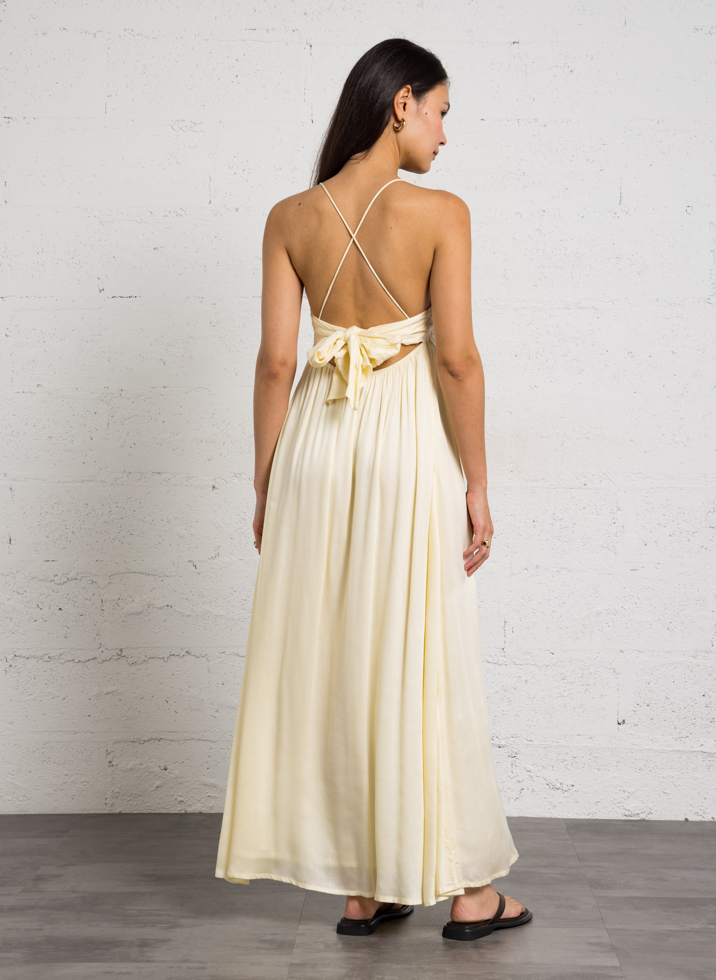 Robe longue évasée LOUISE MISHA Beige