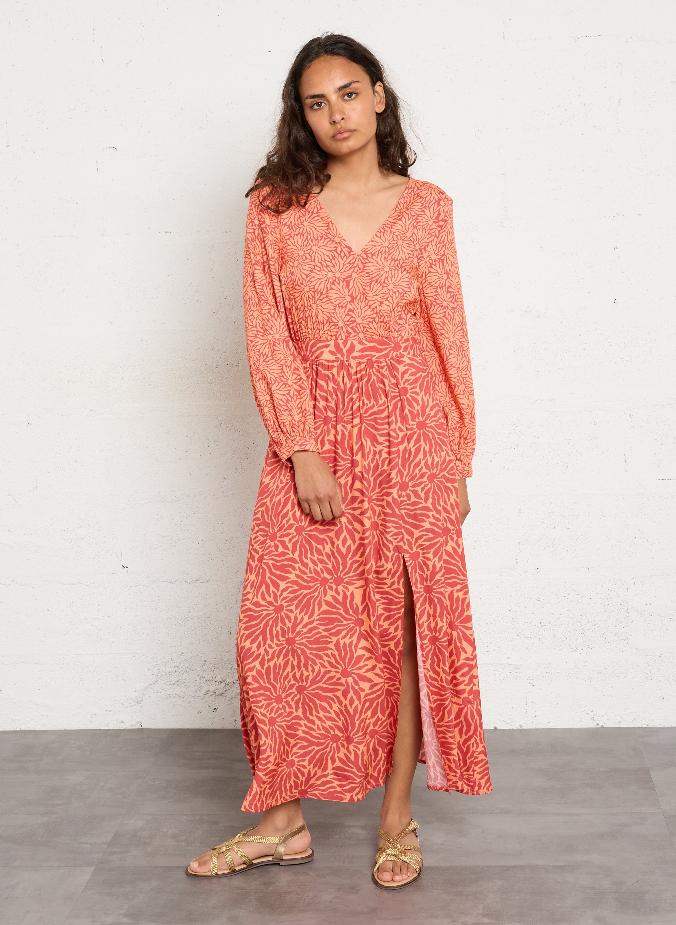 Sandales plates LES TROPEZIENNES PAR M.BELARBI Doré