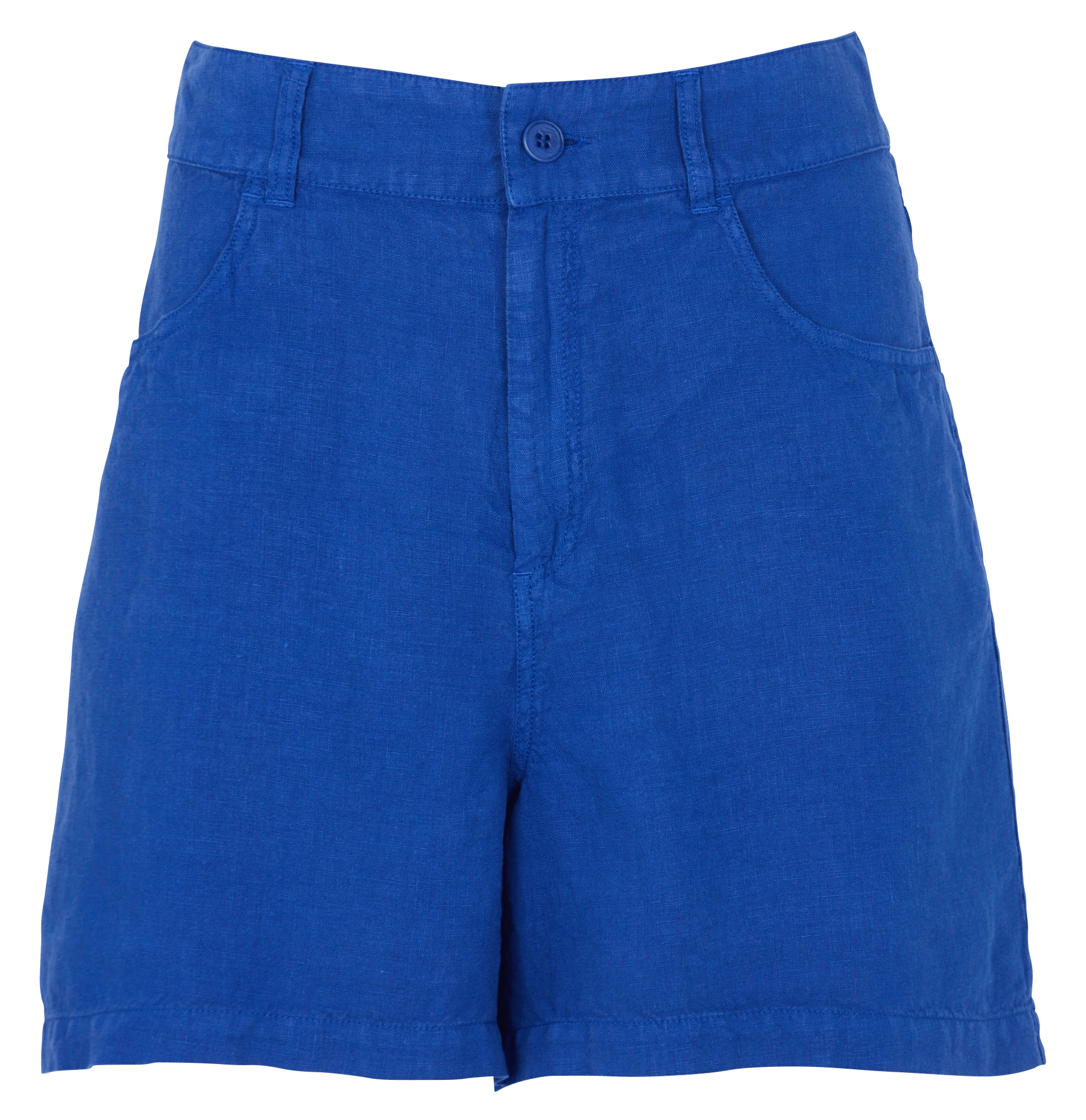 Wijd, linnen short BENSIMON Rood