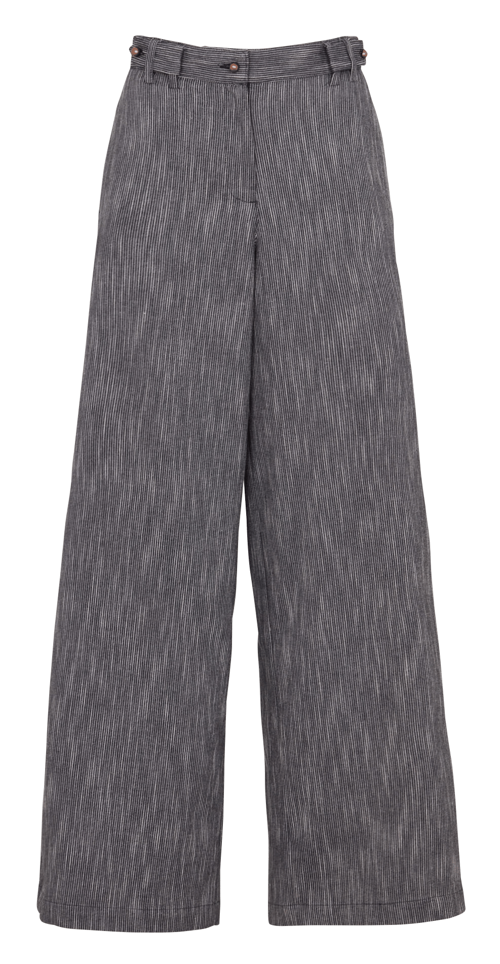 Wide-leg pants with braces SESSUN Grey