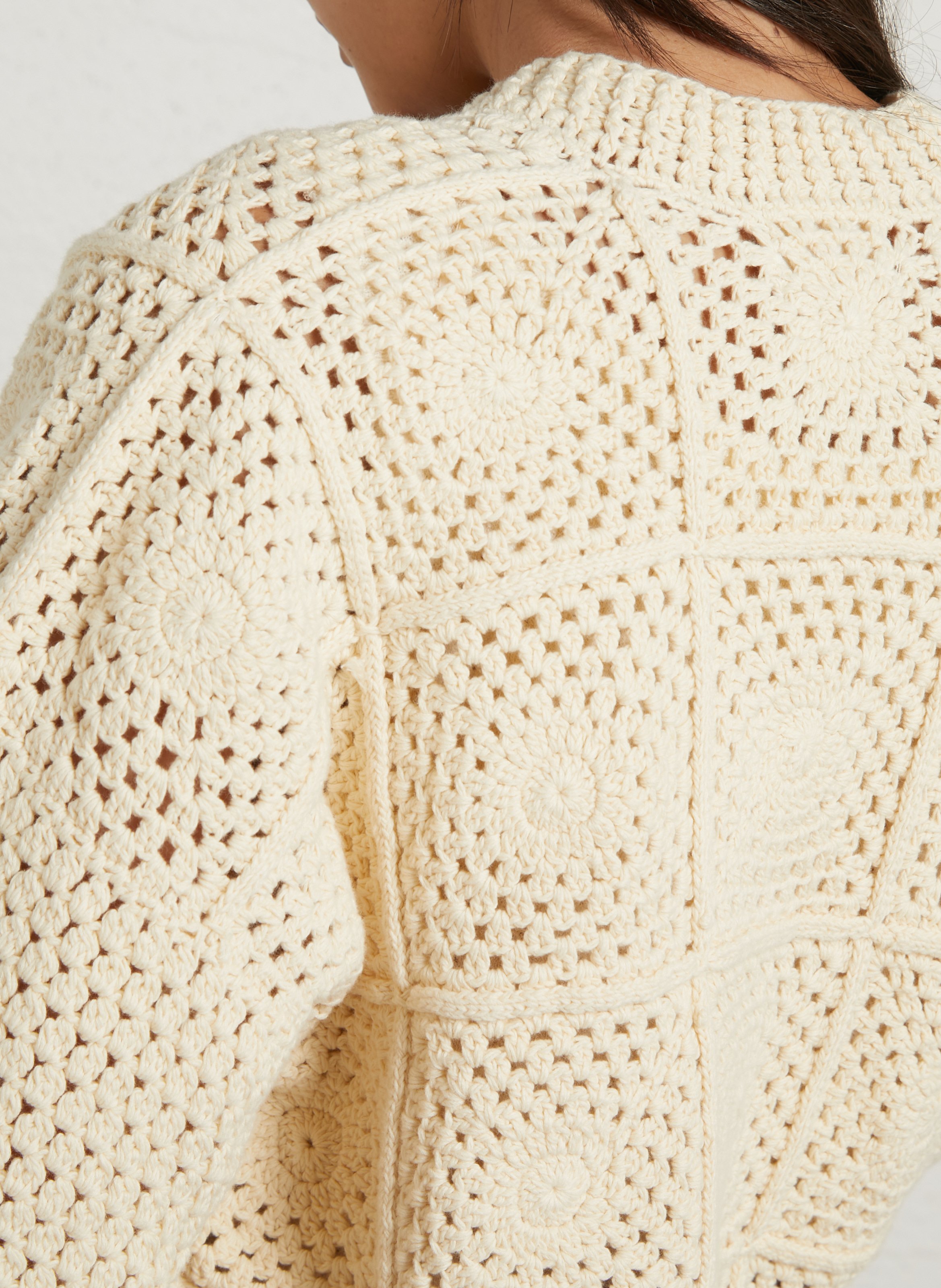 Gehaakt vest MAISON 123 Beige