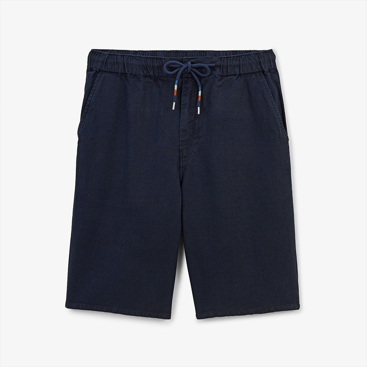 Bermuda in linen and cotton with a loose fit SERGE BLANCO Blue
