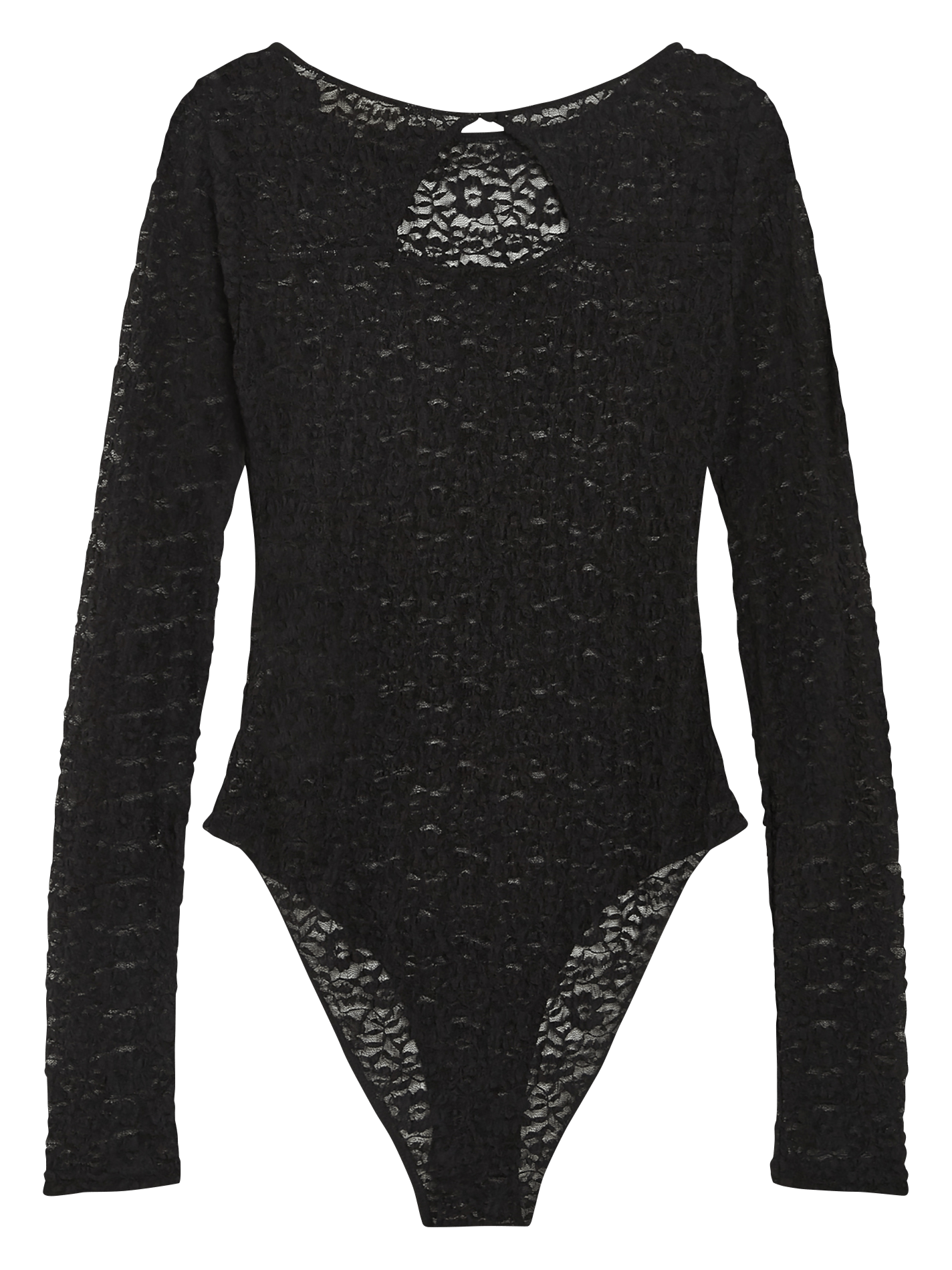 Body manches longues en dentelle GRACE ET MILA Noir