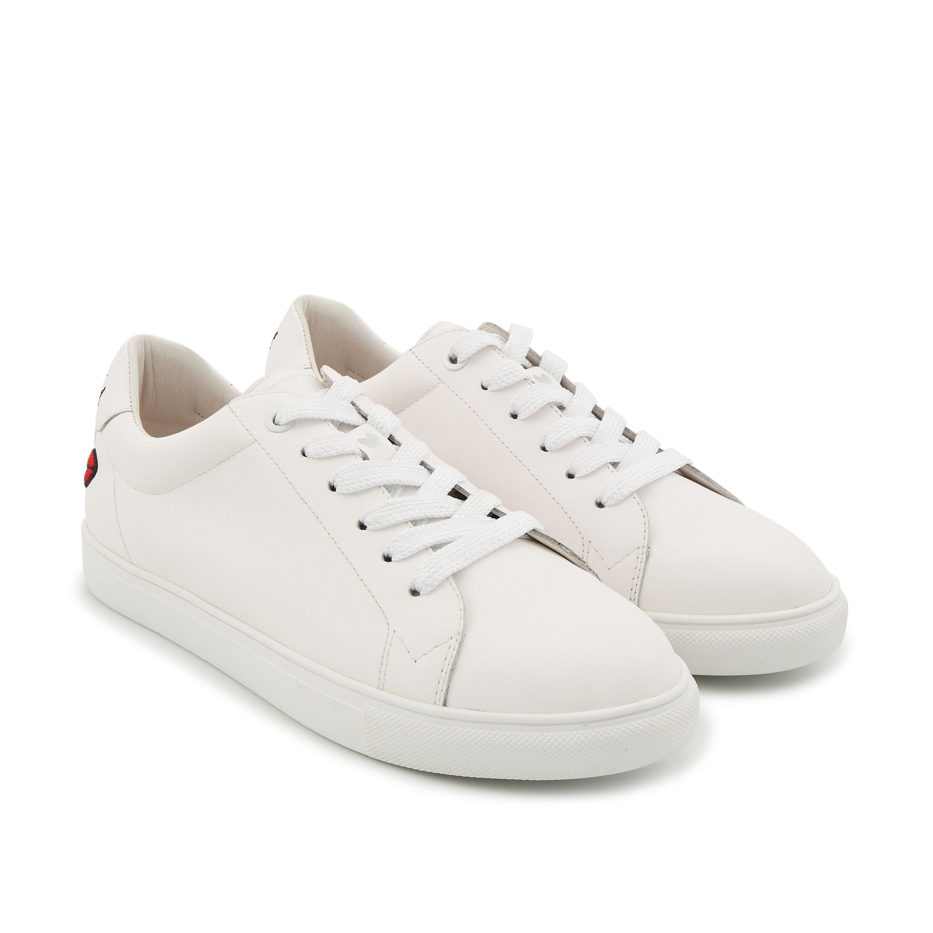 Leather sneakers BONS BAISERS PARIS White