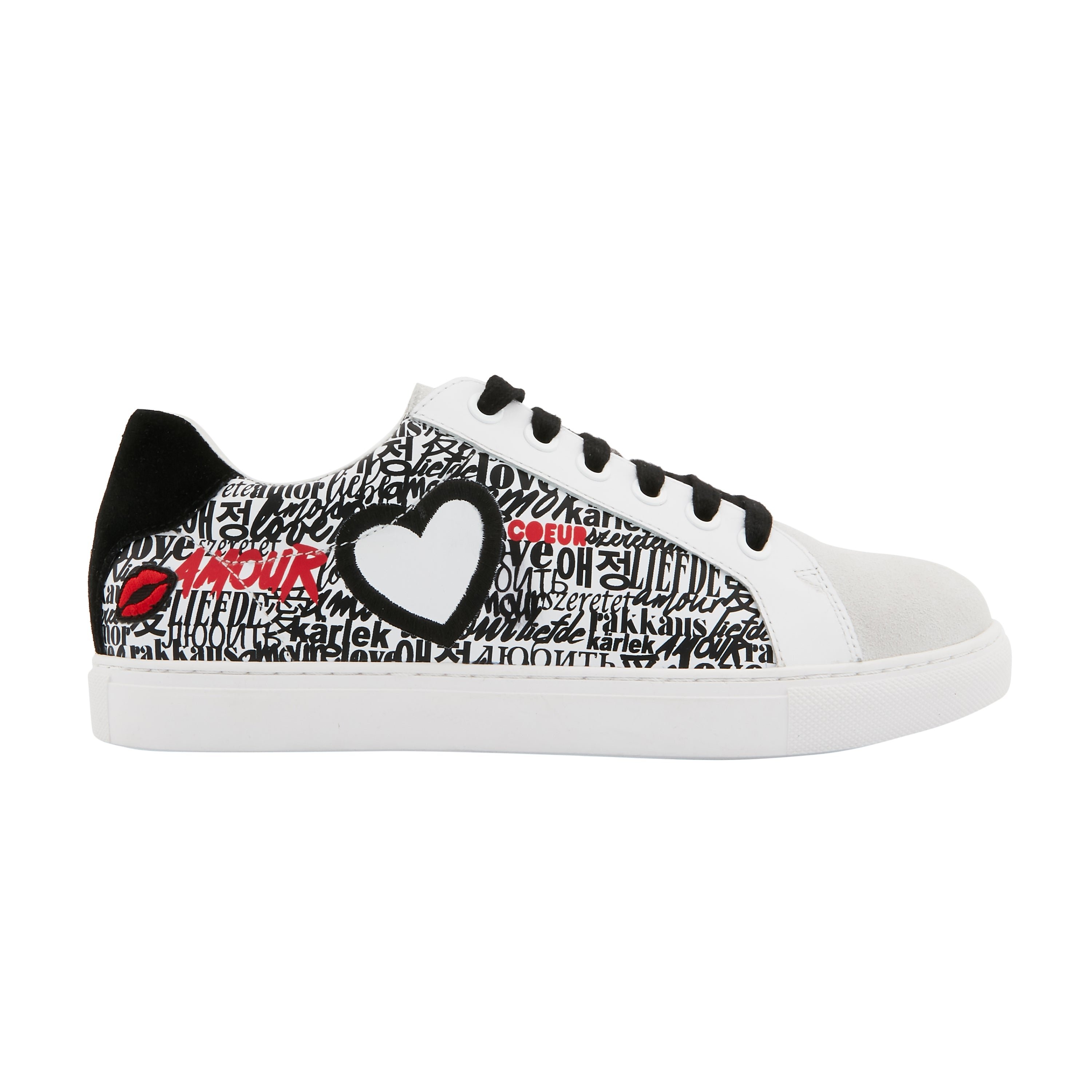 Leather sneakers BONS BAISERS PARIS White
