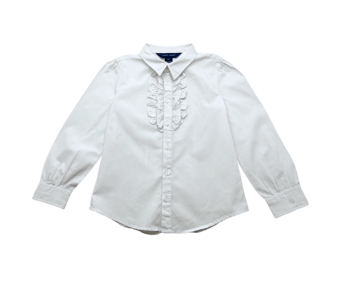 White Child's Shirt - 6 years POLO RALPH LAUREN - Seconde Main White