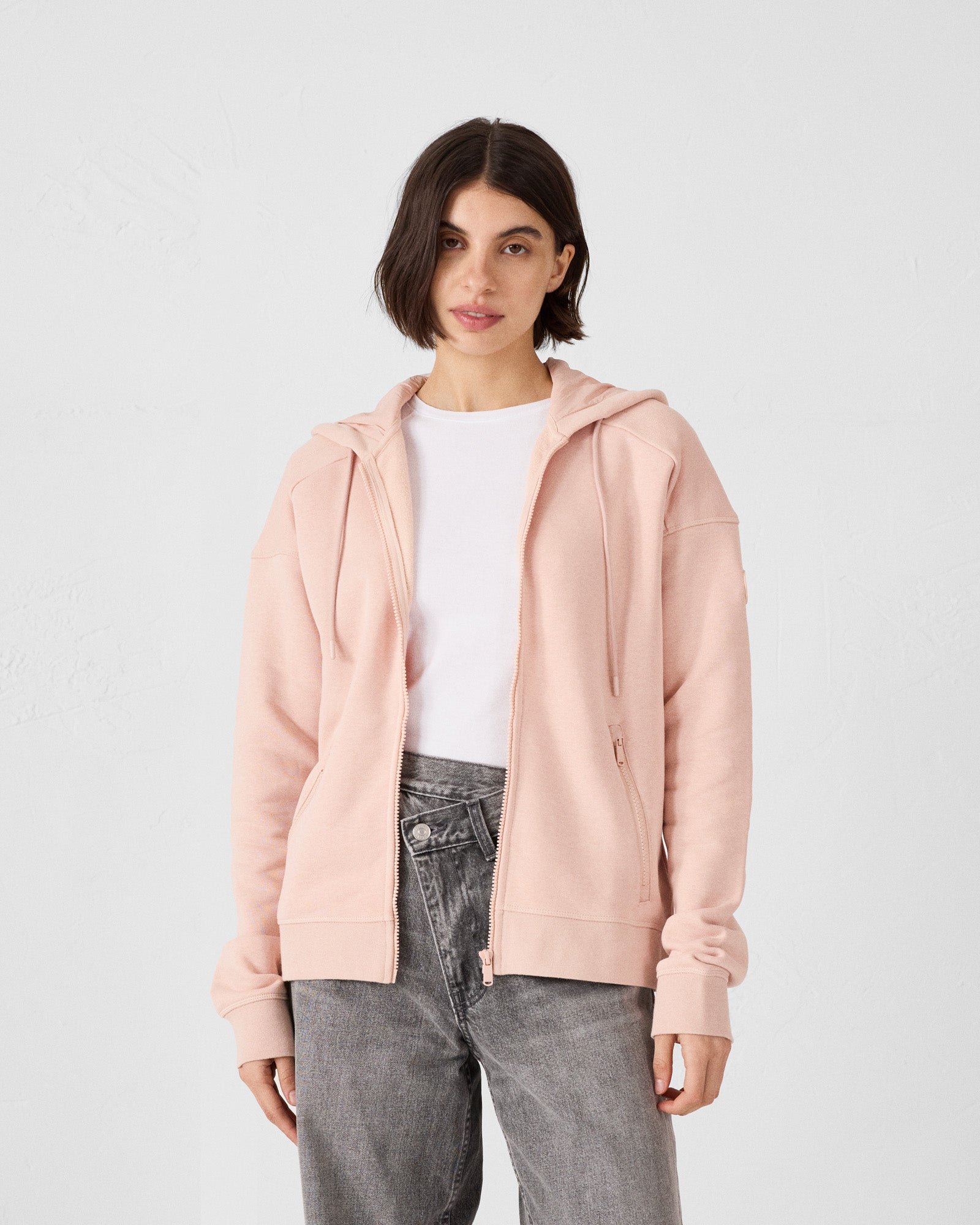 Zip-up fleece jacket leda JOTT Pink