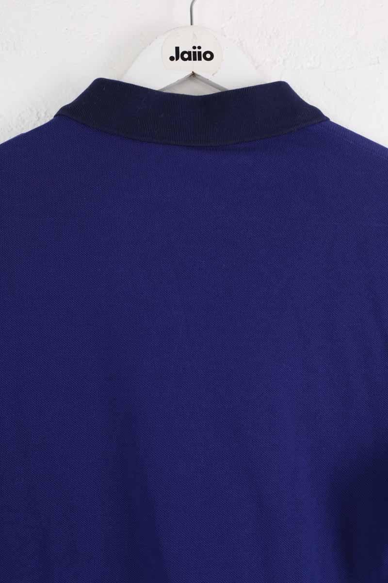 Cotton polo MONCLER - Seconde Main Blue