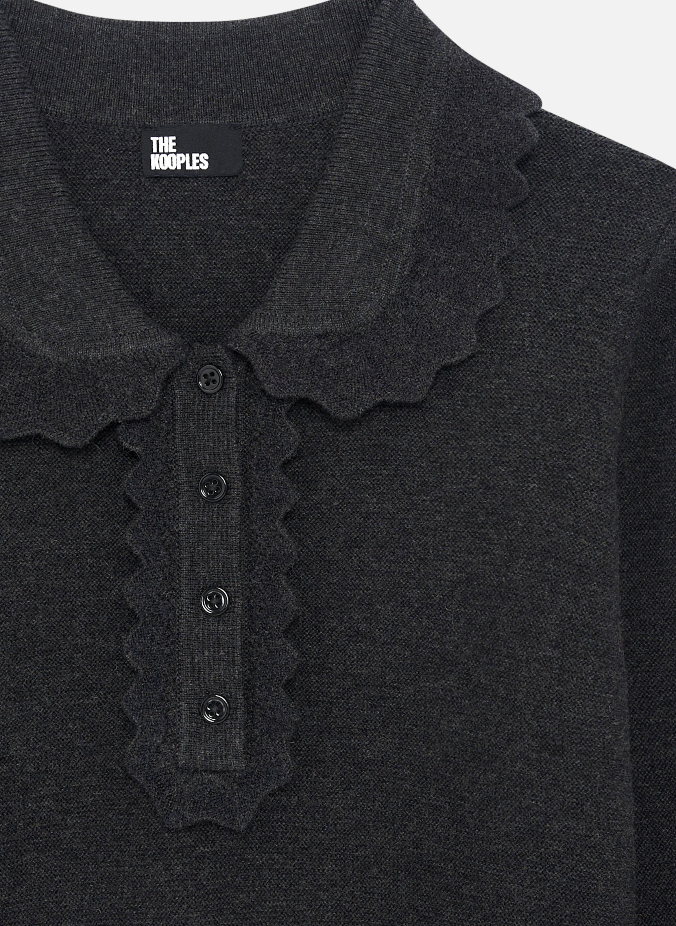 Sweater with collar THE KOOPLES Black