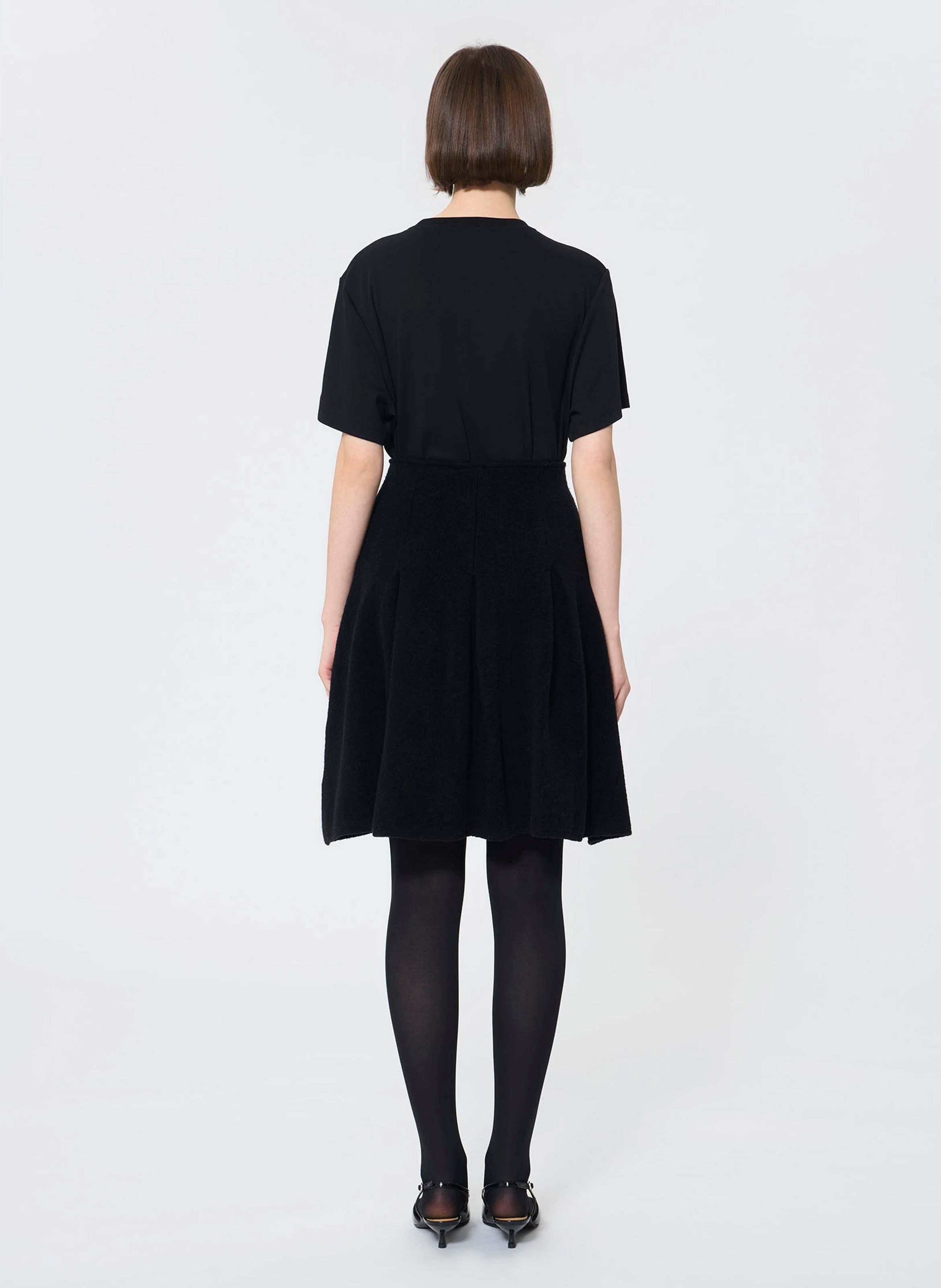 Gonna corta Clara TARA JARMON Nero