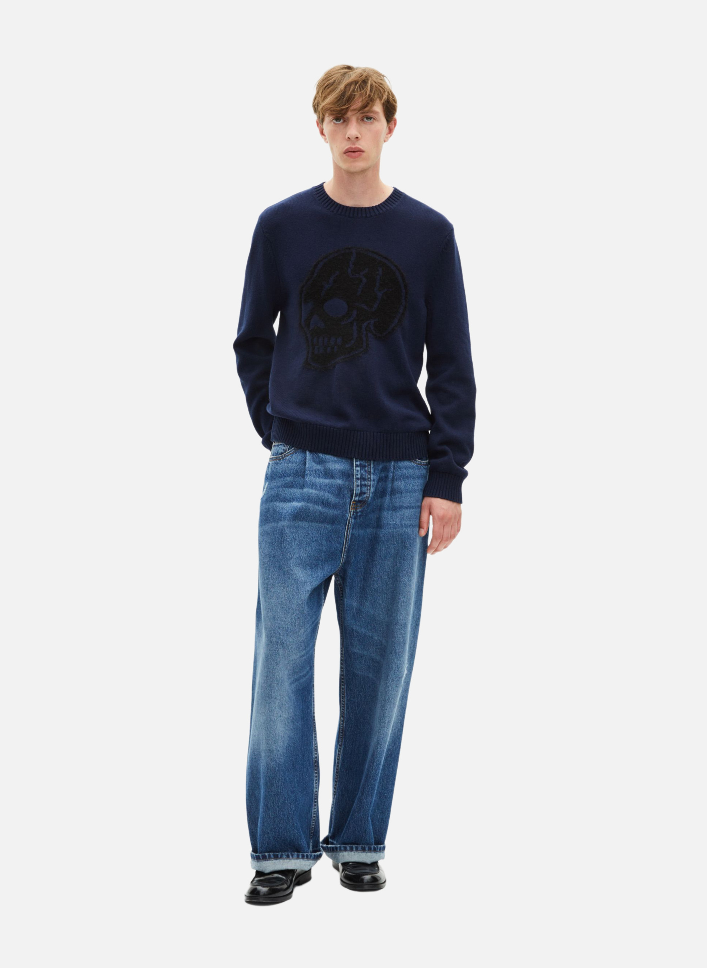Cotton pullover THE KOOPLES Blue