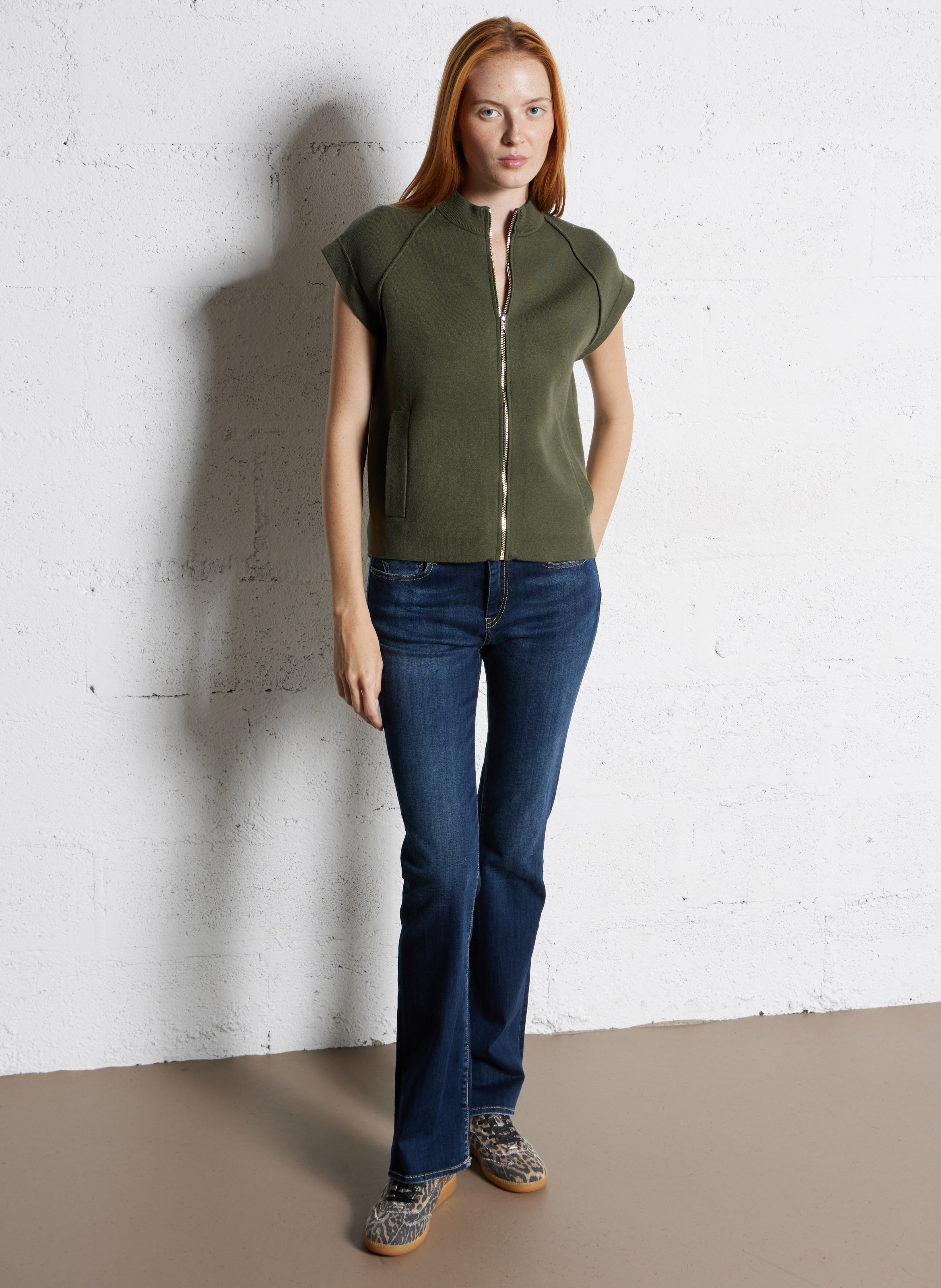 baskets basses imprimé léopard 0'105 Blanc