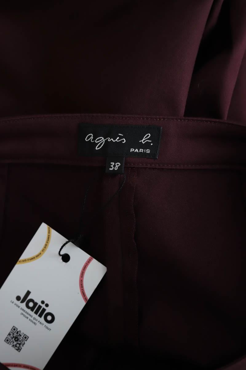 Carrot trousers AGNES B. - Seconde Main Red