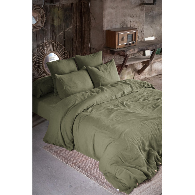 Premium sheet set L'EFFET PAPILLON Green