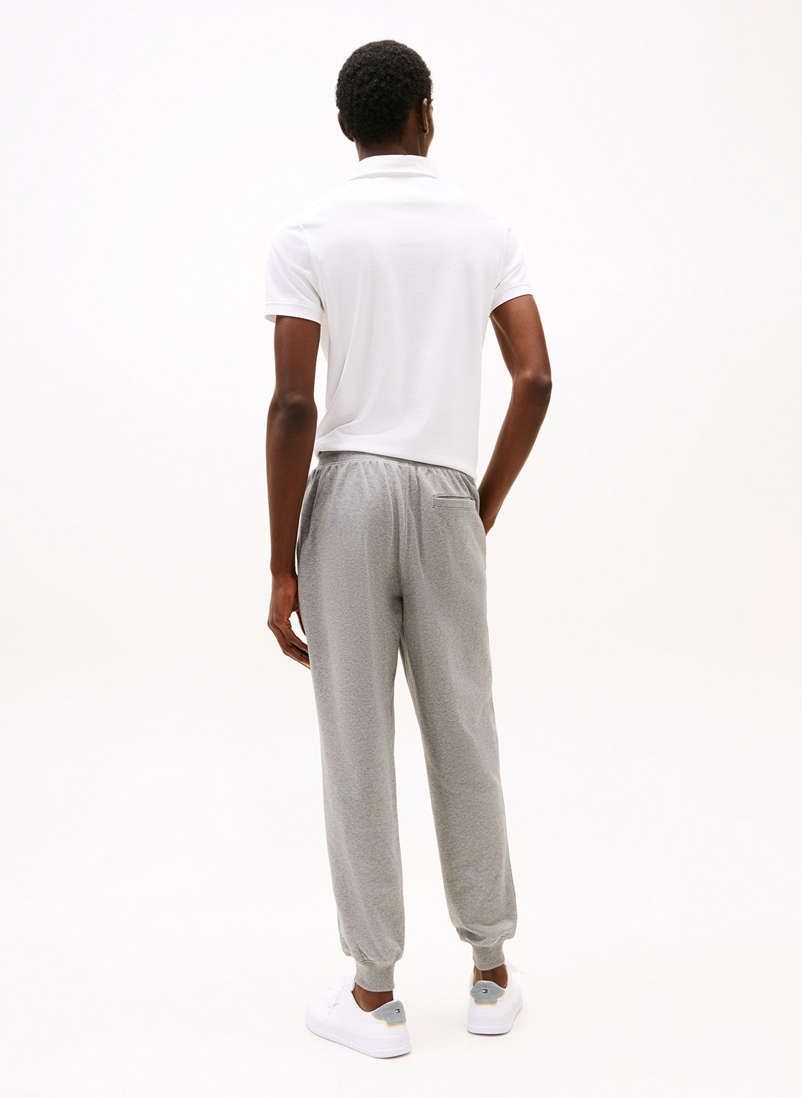Straight cotton joggers TOMMY HILFIGER Grey