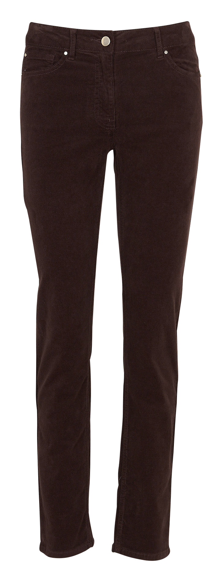 Straight-leg cotton corduroy pants MAISON 123 Brown