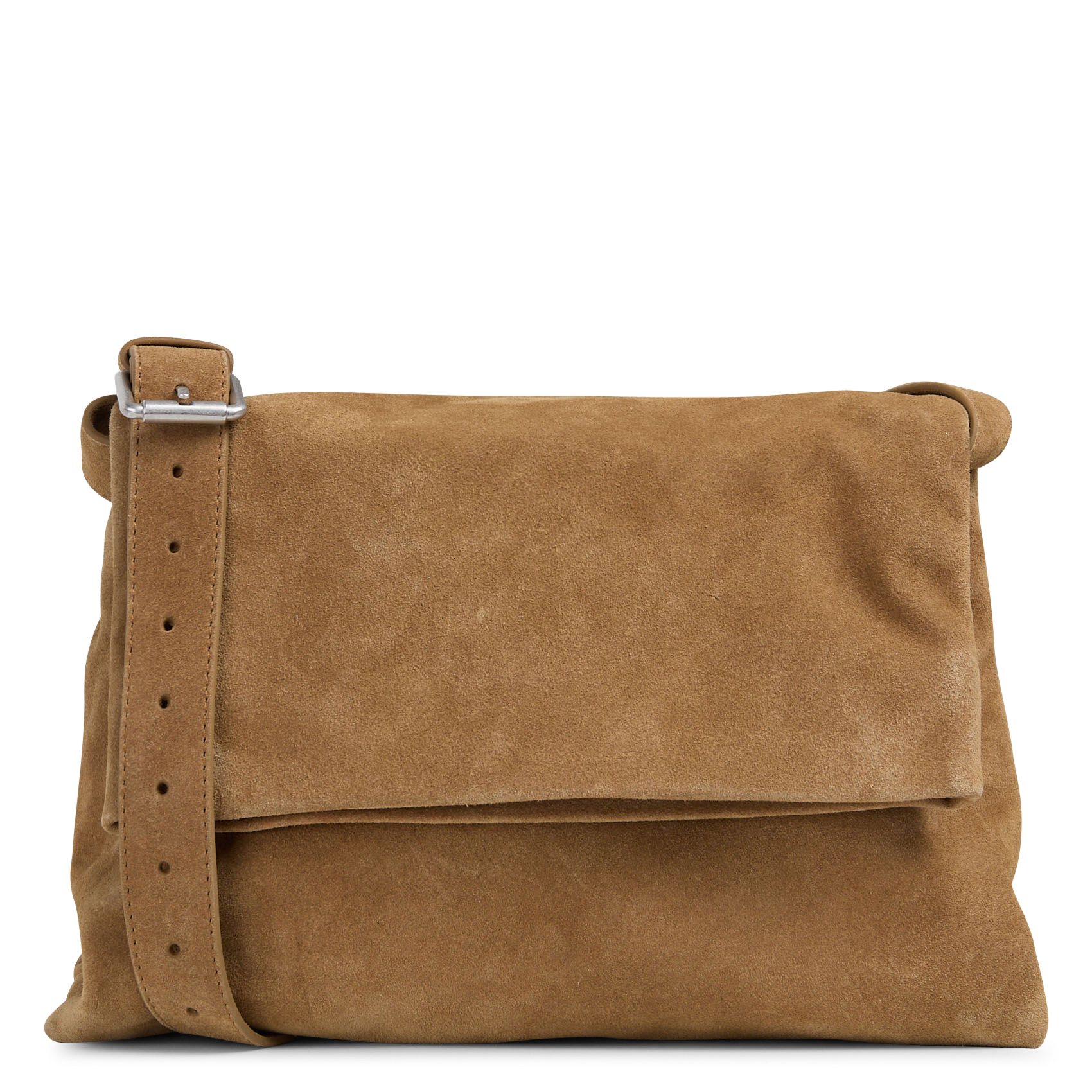 Sac bandoulière en cuir IKKS Marron