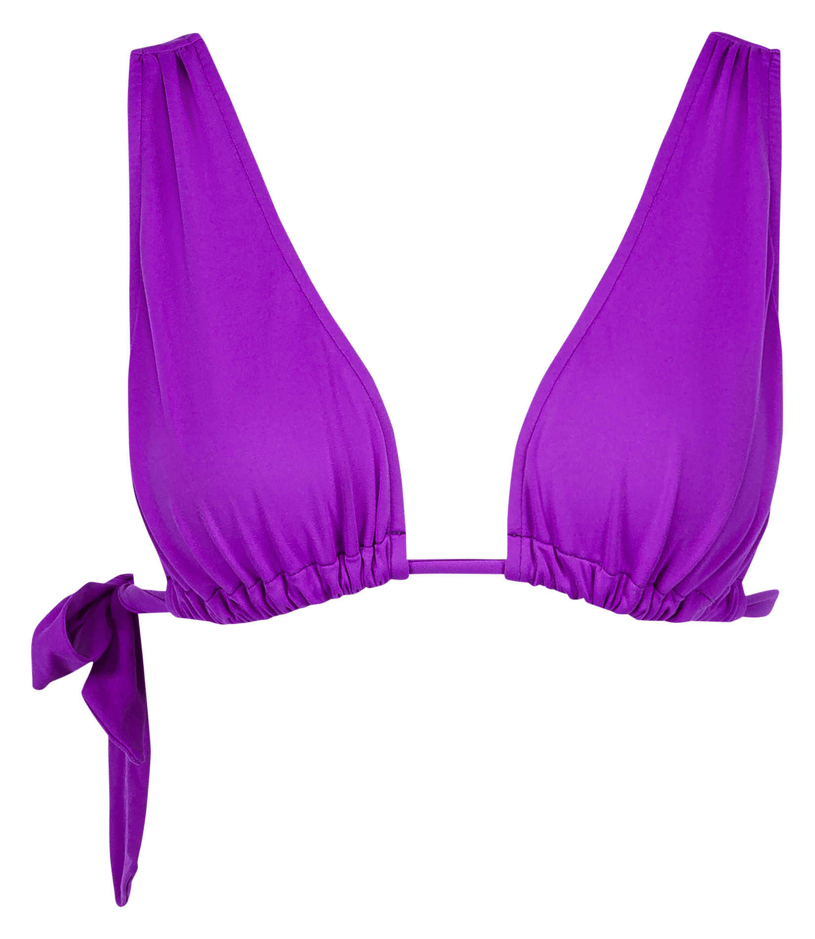 Haut de maillot de bain foulard uni ANJA PARIS Violet