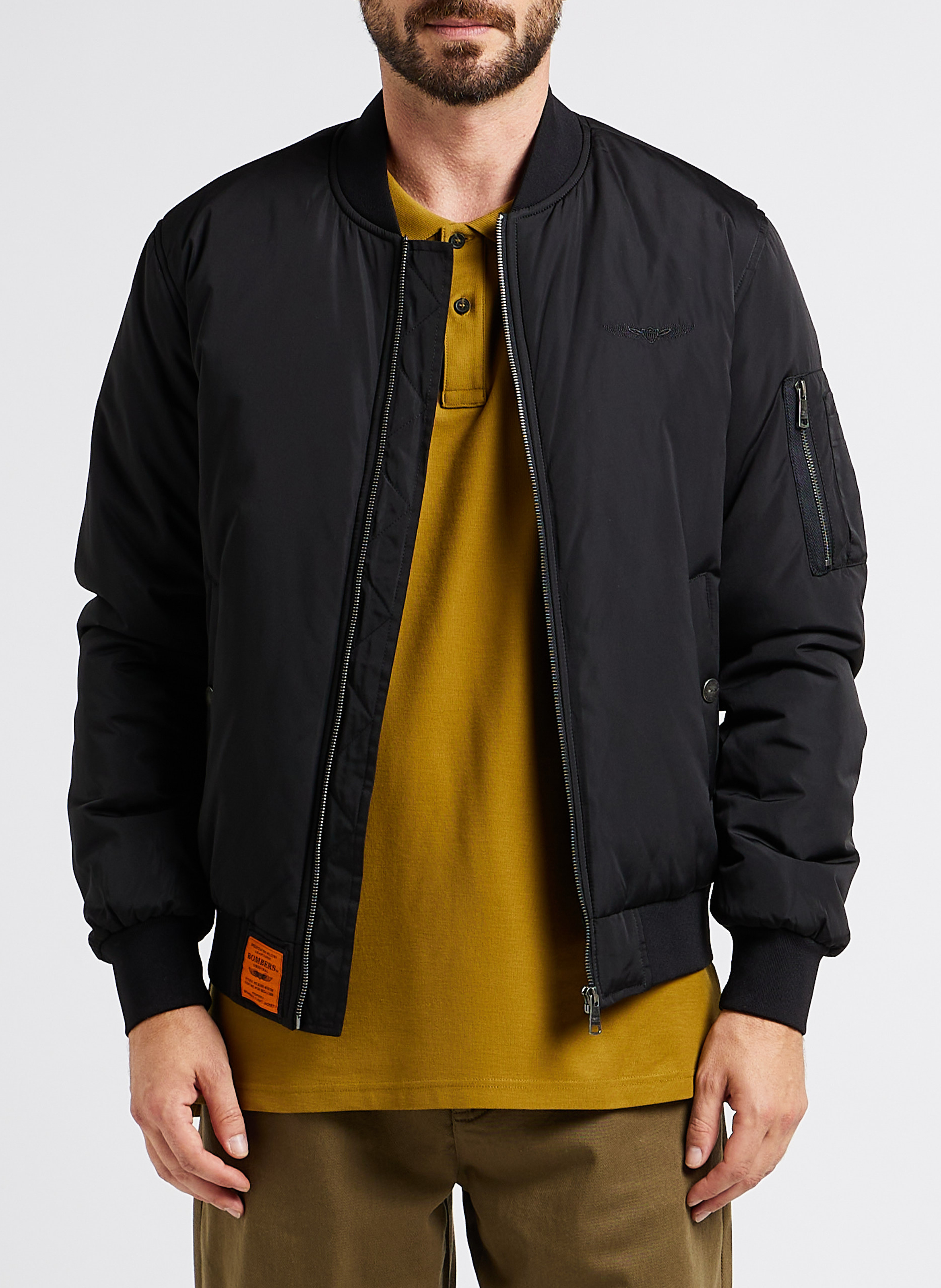 Bomber jacket with round neckline BOMBERS ORIGINAL
