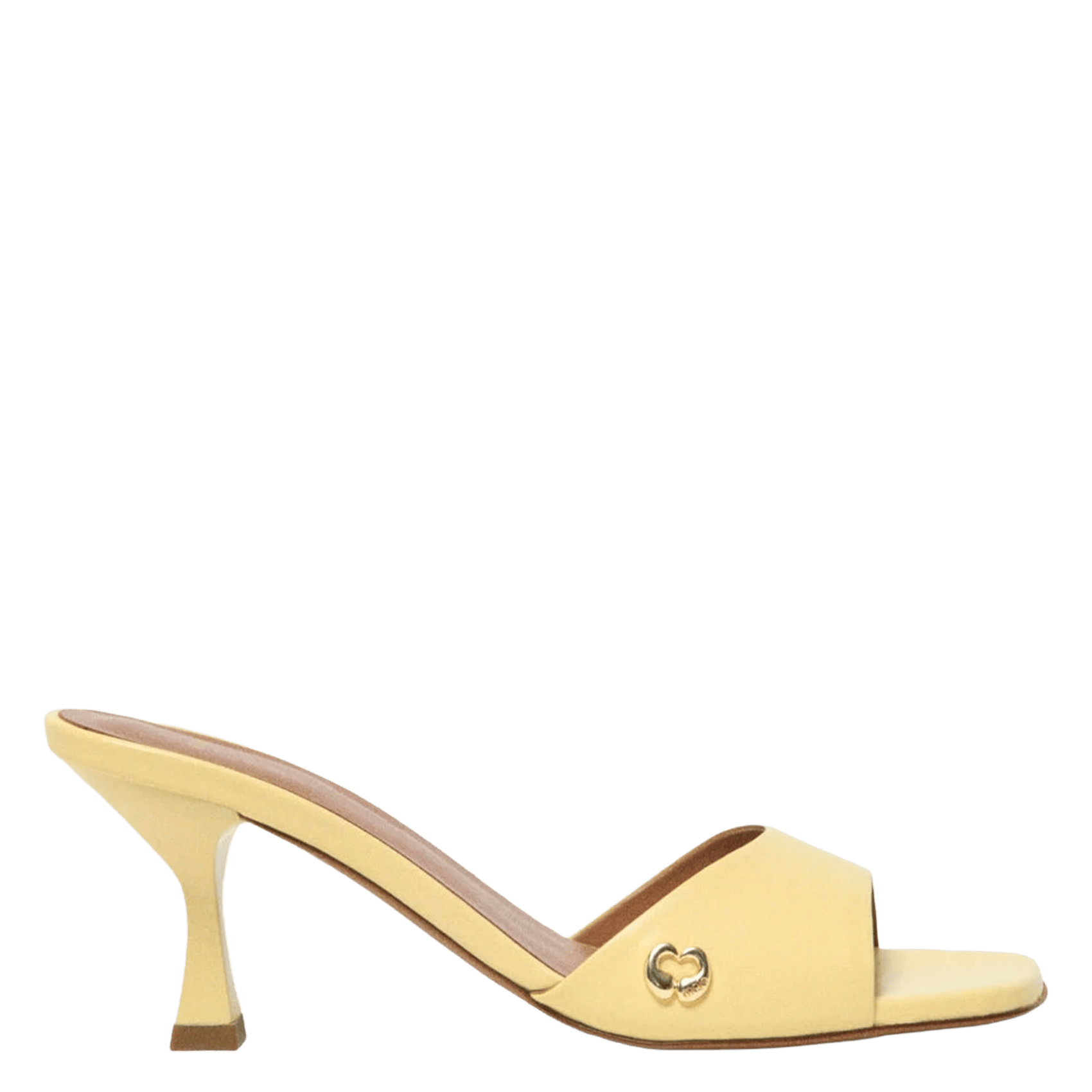 Heeled leather mules MAJE