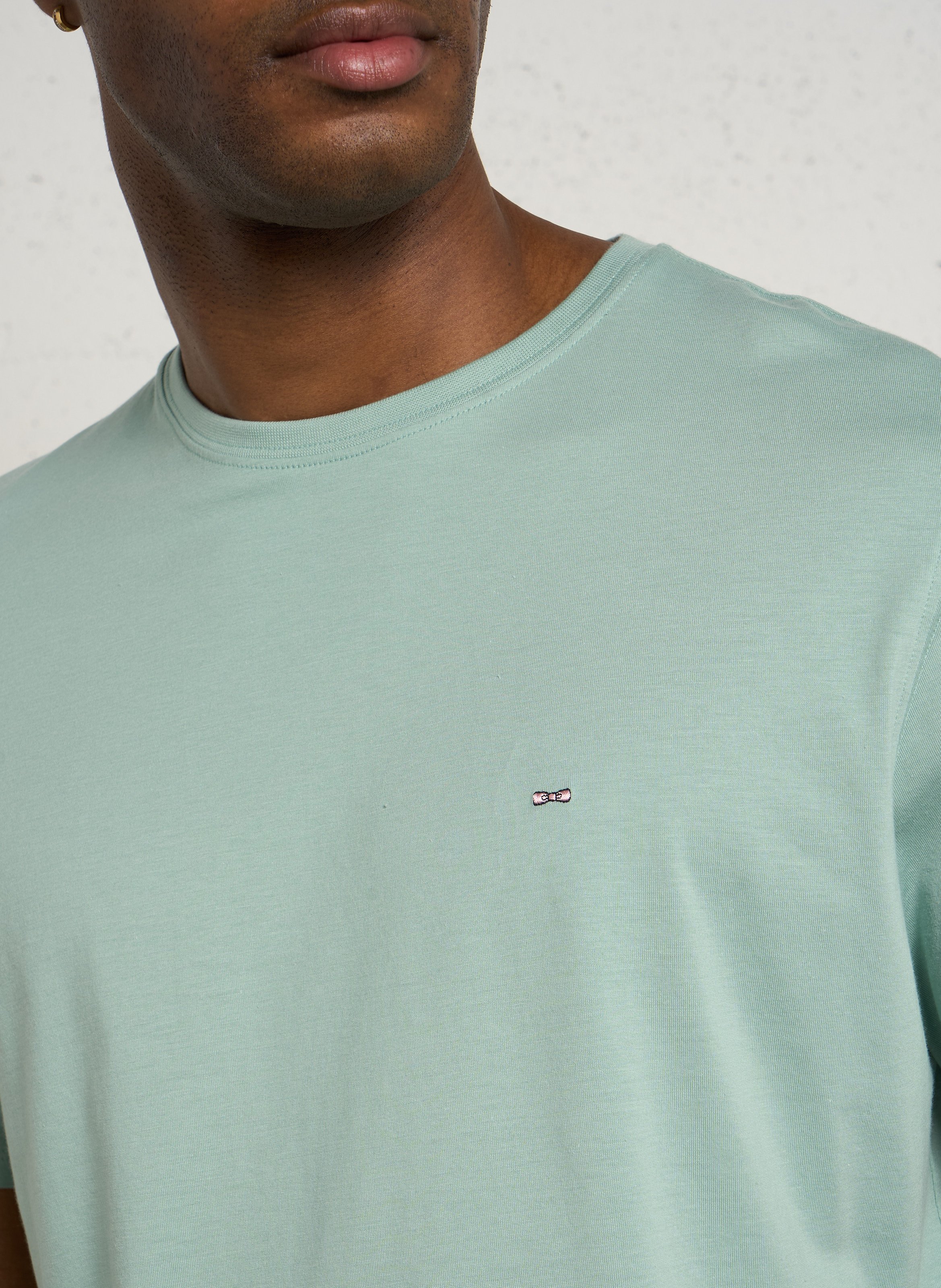 Tee-shirt oversize col rond en coton EDEN PARK Vert