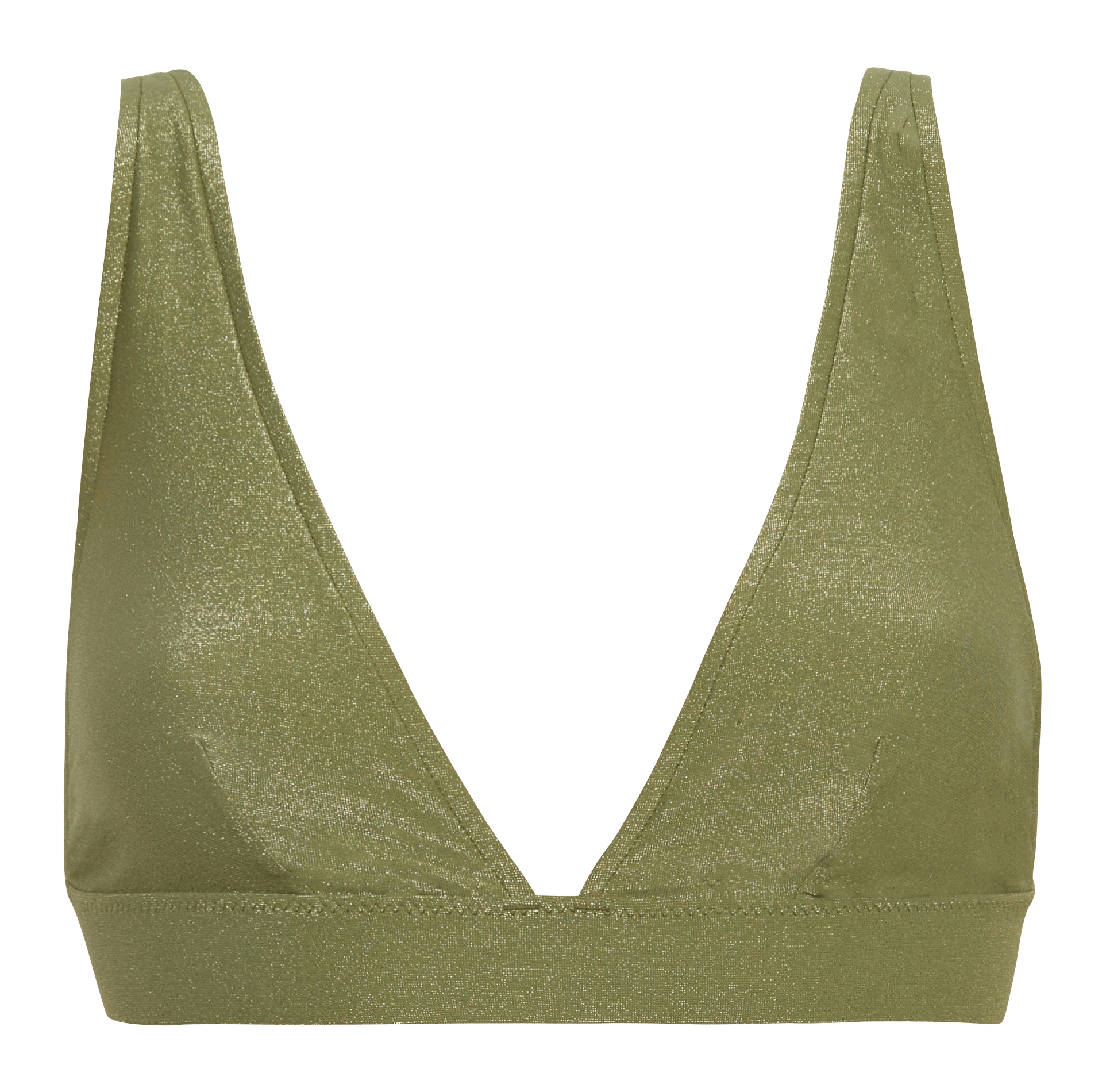 Glitzerndes Bikini-Oberteil SOWE BIARRITZ Khaki