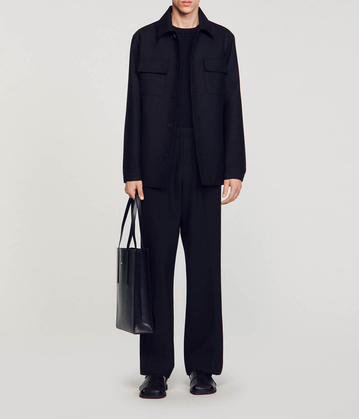 Surchemise col classique SANDRO Noir