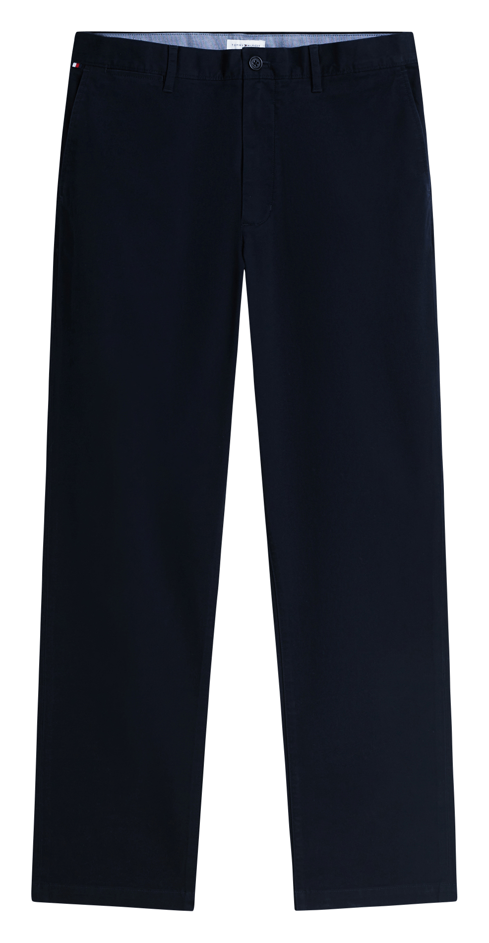Gerade geschnittene Baumwollhose TOMMY HILFIGER Blau
