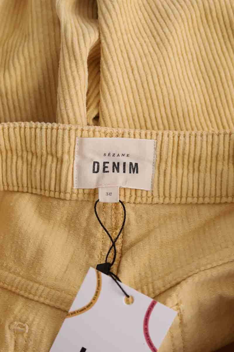 Wide-leg pants SEZANE - Seconde main Yellow