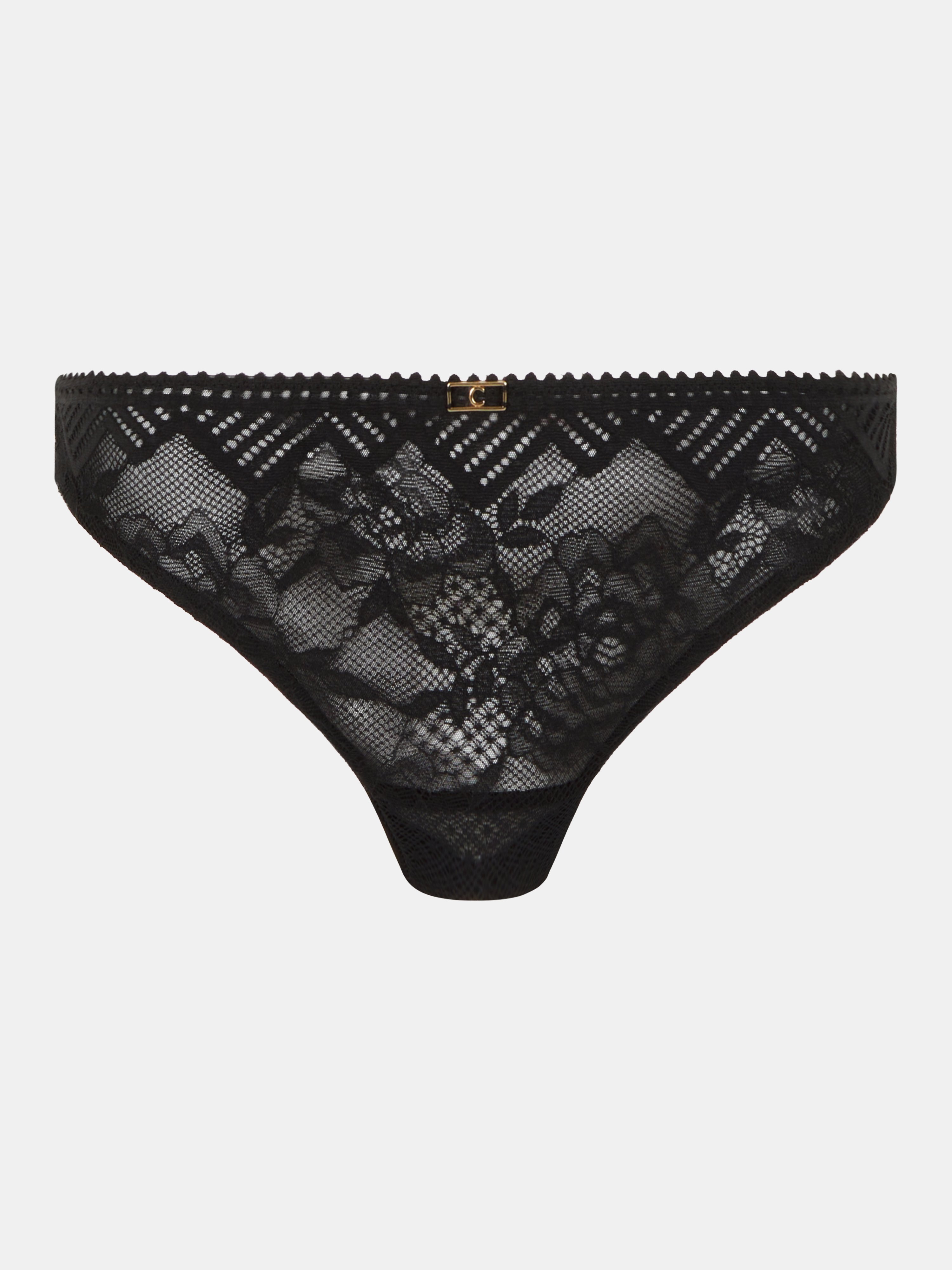 Lace tanga CHANTELLE Black
