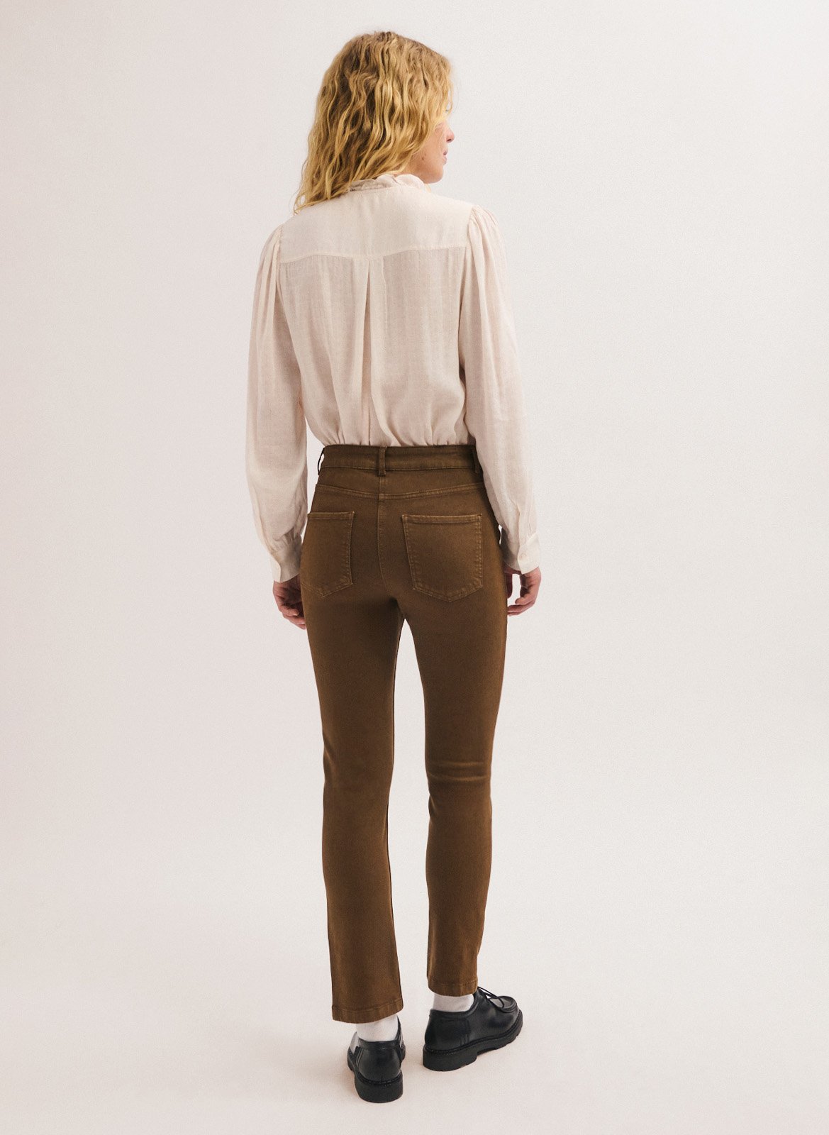 5-pocket slim-fit jeans PABLO Brown