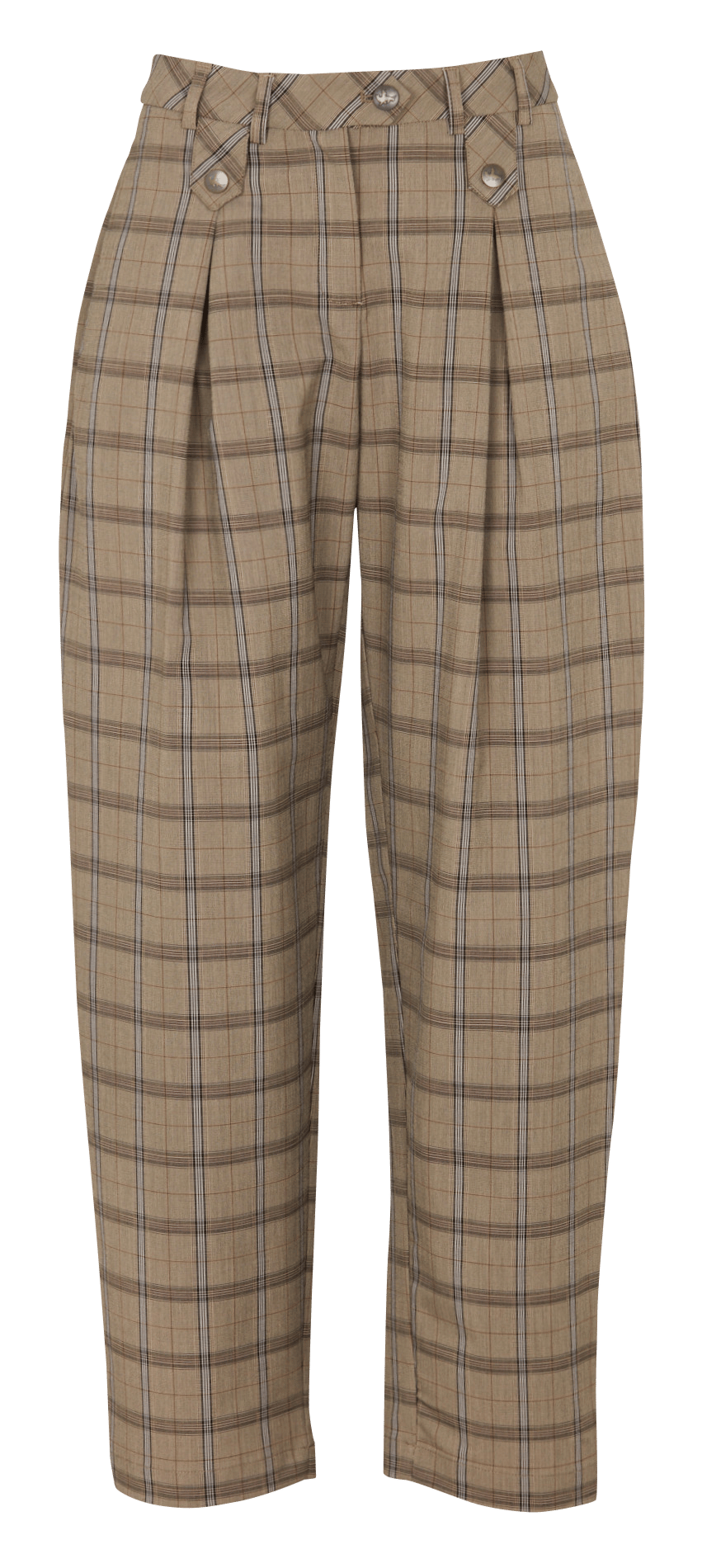 Weite Karohose COTELAC Khaki