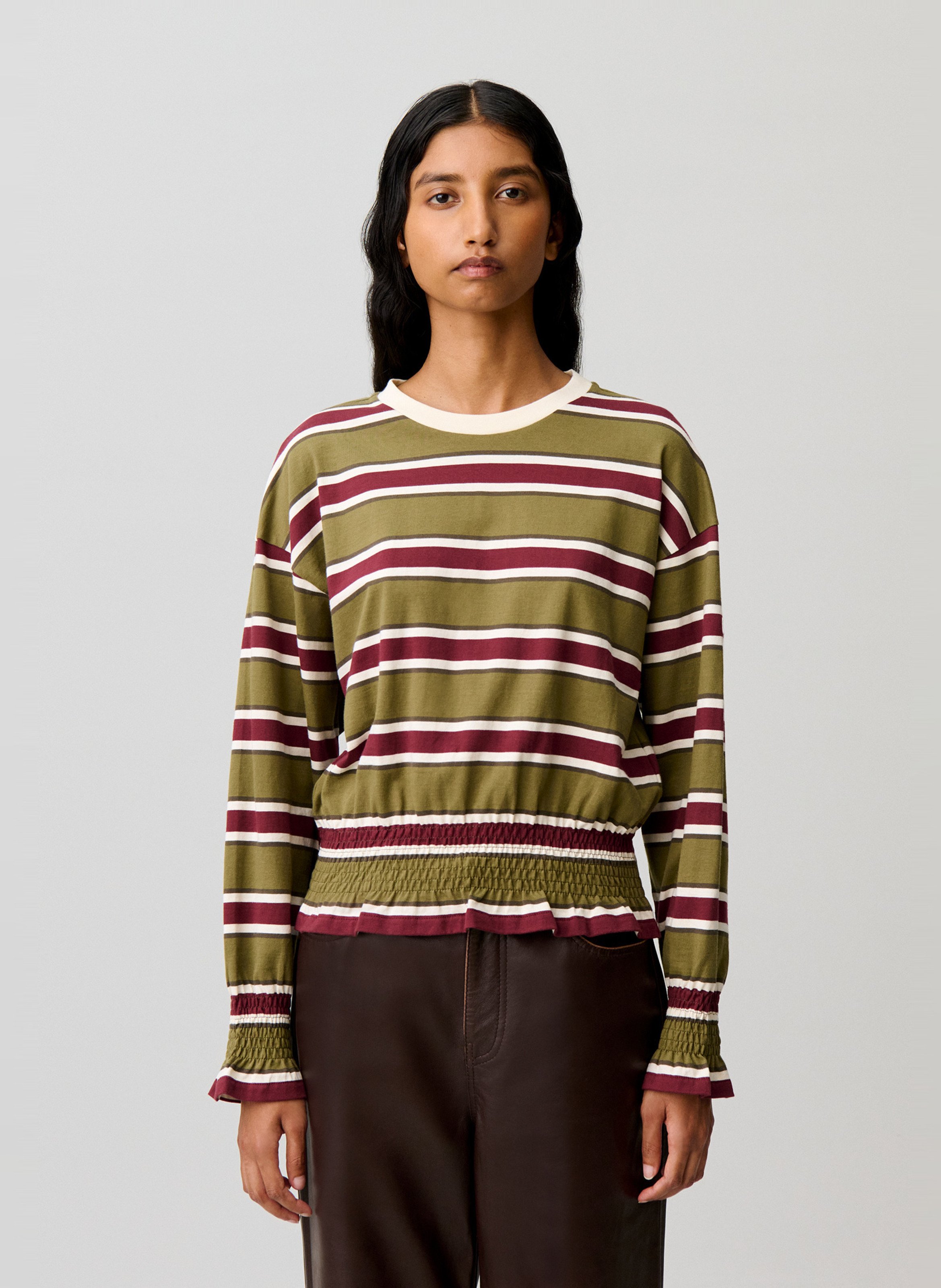 Gestreepte top met lange mouwen CLAUDIE PIERLOT Veelkleurig