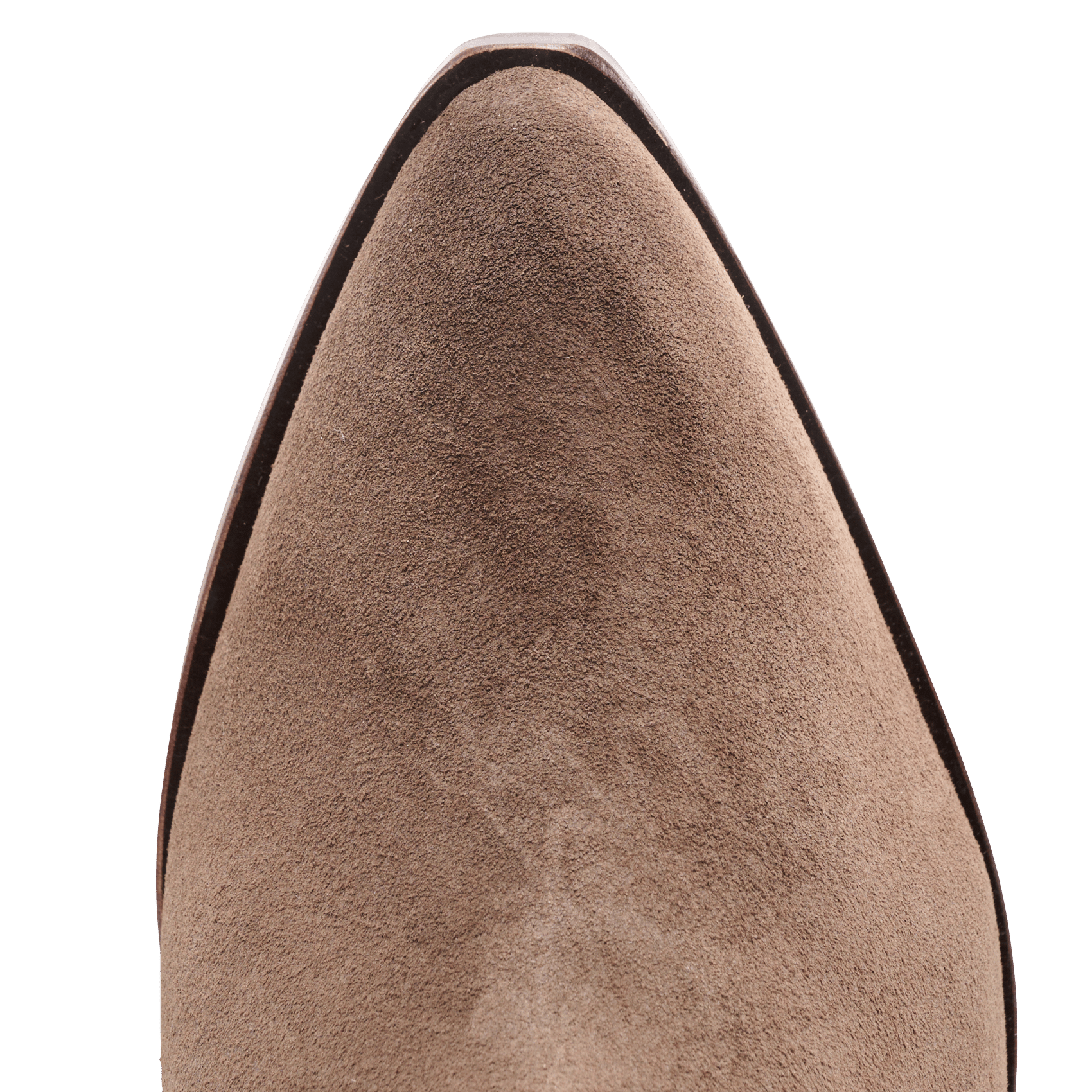 Suede leather western ankle boots ANONYMOUS COPENHAGEN Brown