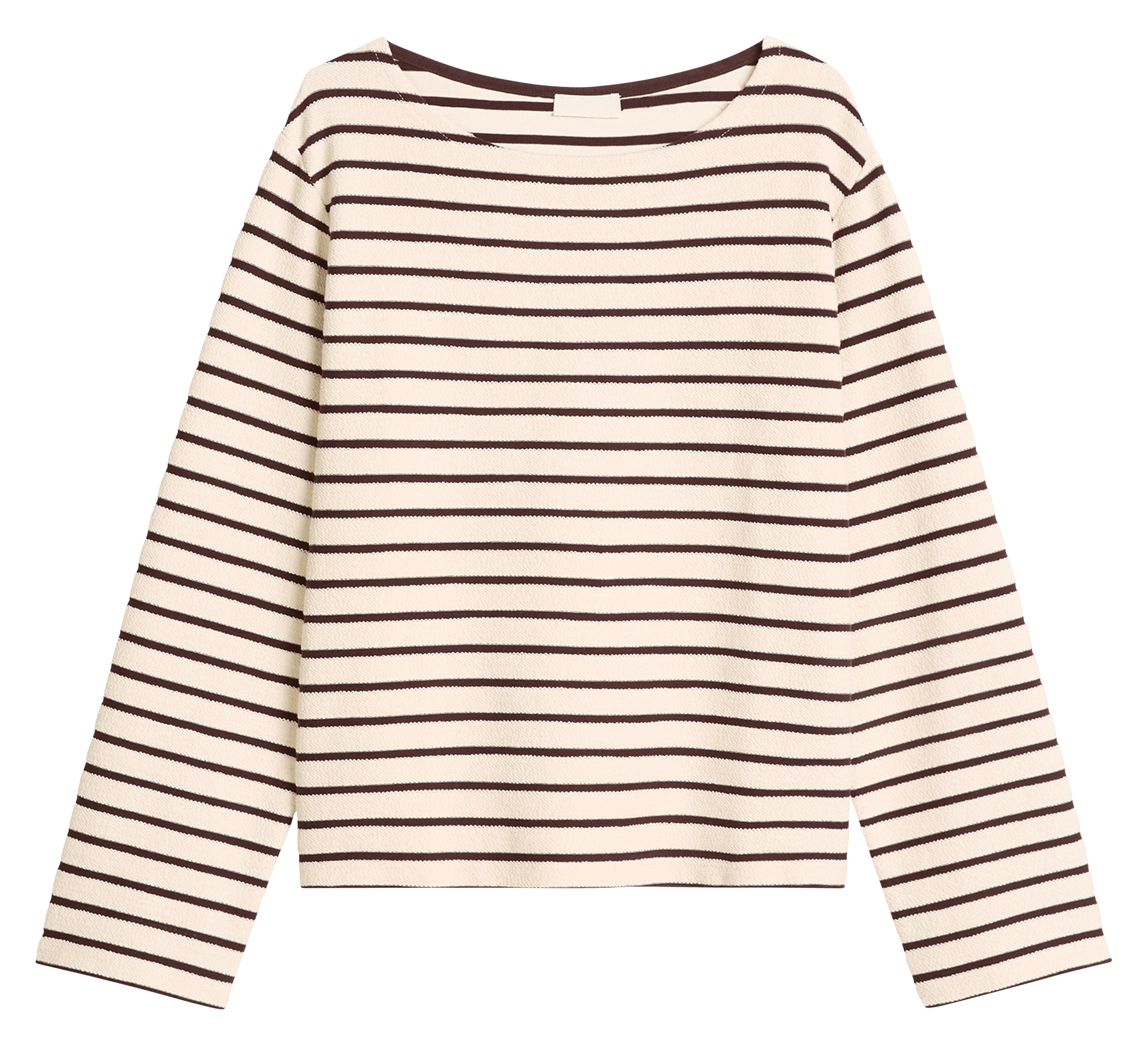 Recht katoenen T-shirt met lange mouwen MARC O'POLO Rood