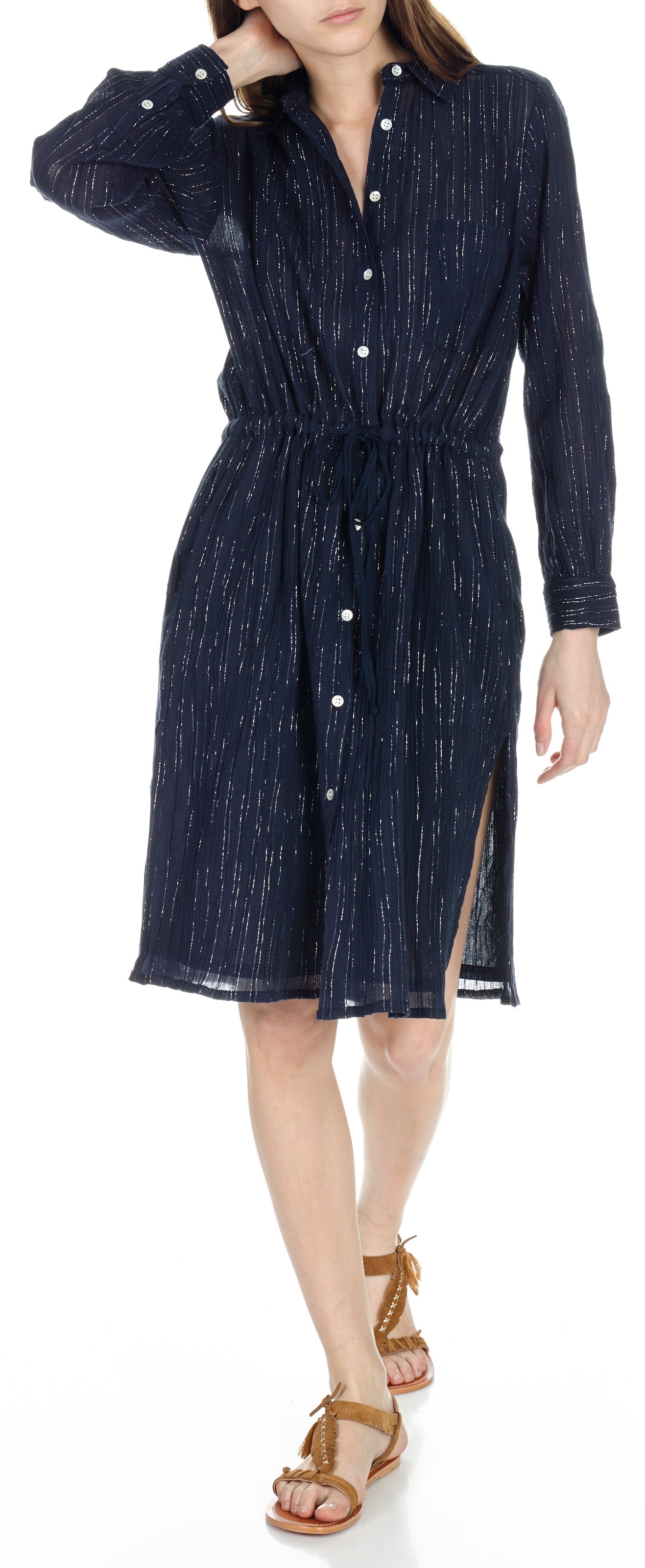 Suèdeleren sandalen Qarma SWILDENS Beige